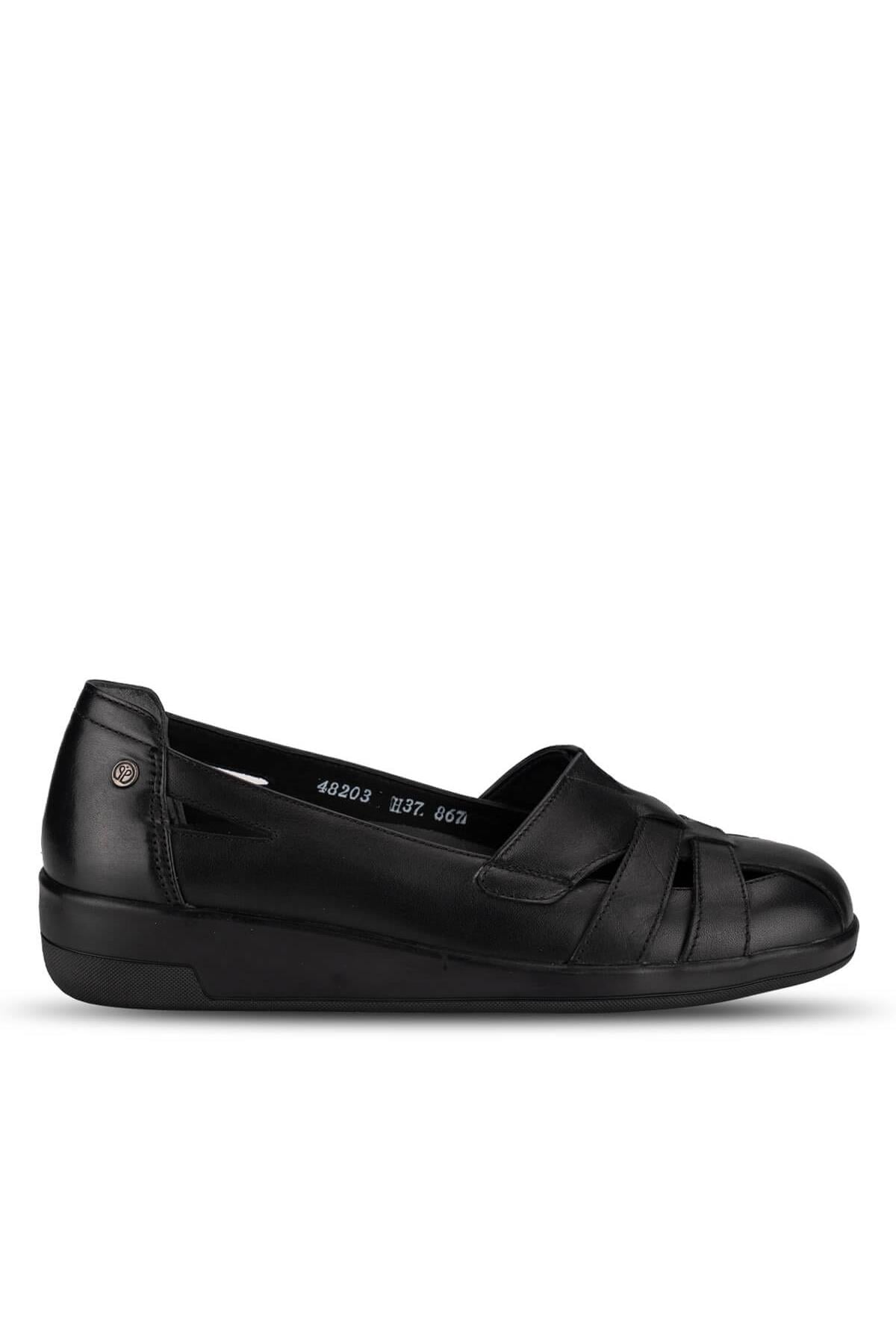 Forelli 48203 Vanesa Kadın Comfort Ayakkabı - SİYAH