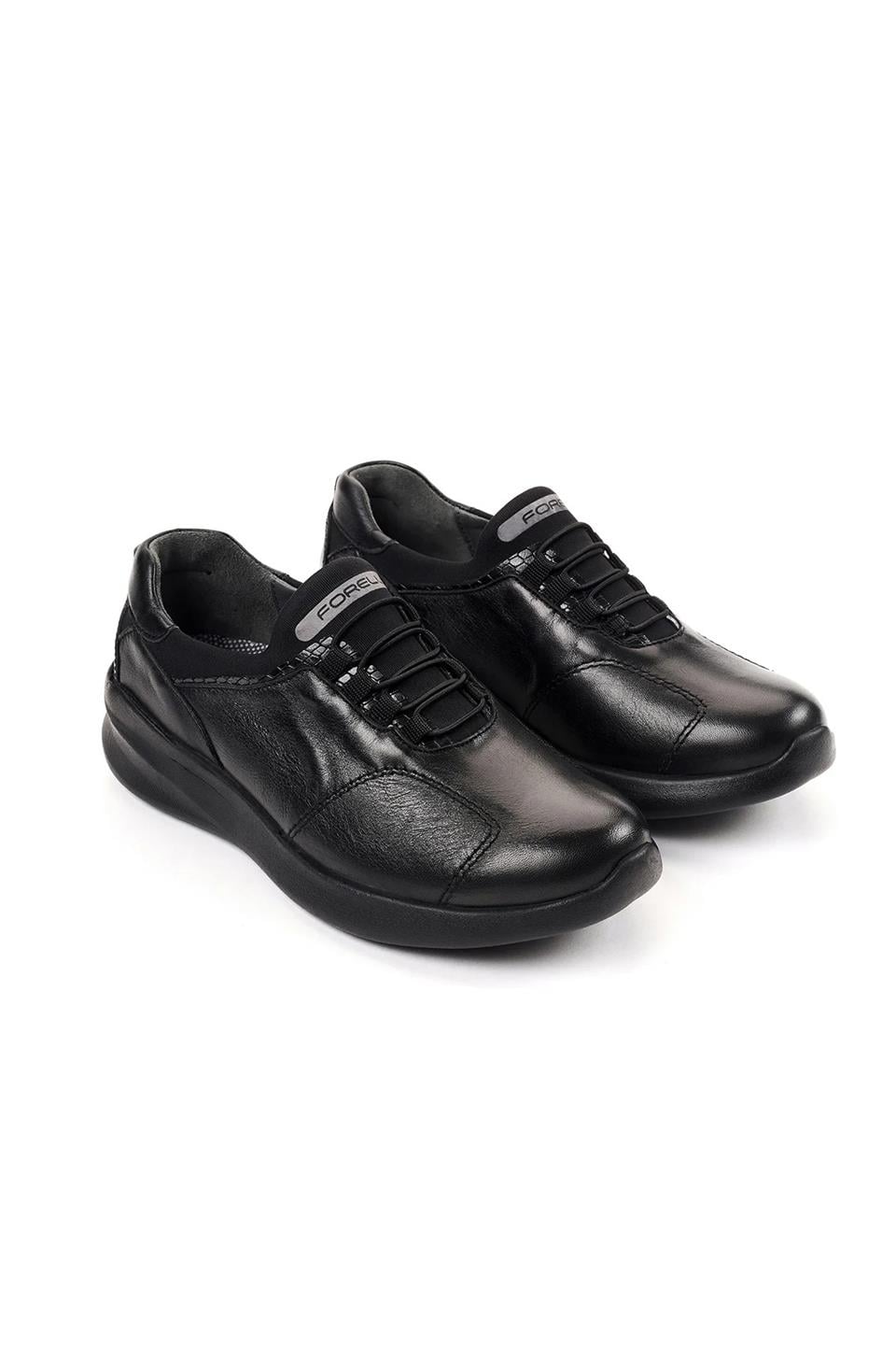 Forelli Sandra 54501 Kadın Comfort Ayakkabı - SİYAH