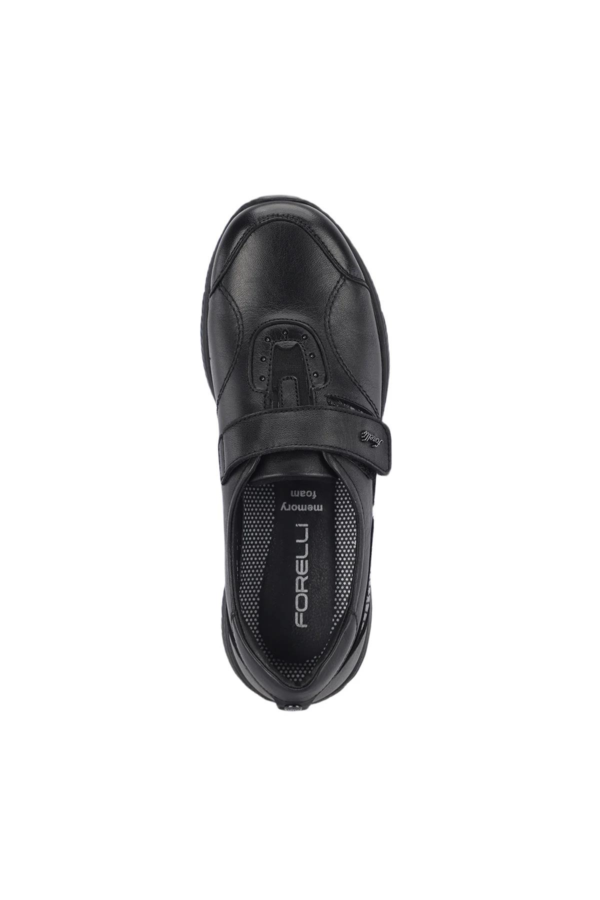 Forelli Golden 29406 Kadın Comfort Ayakkabı - SİYAH