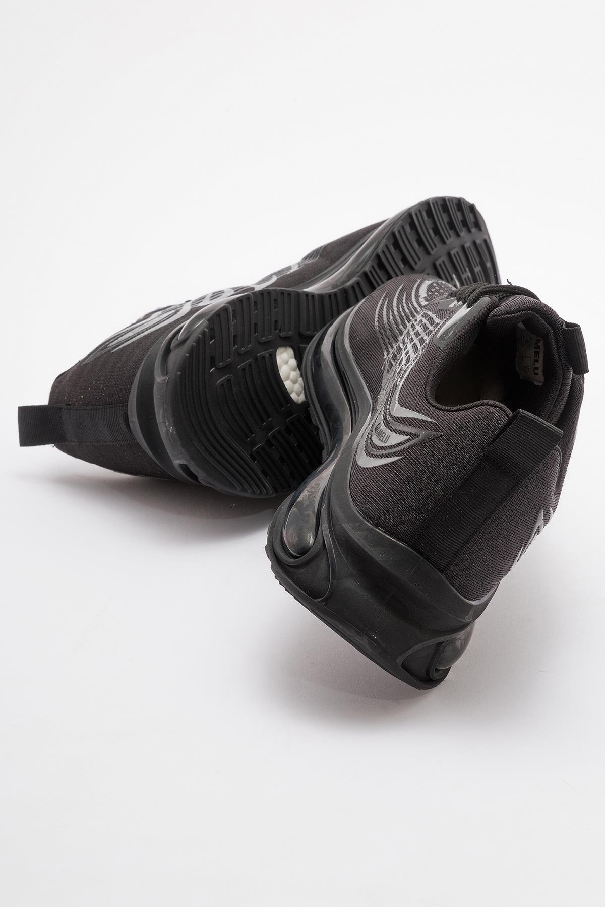Gamelu Apple Erkek Sneaker Ayakkabı - SİYAH