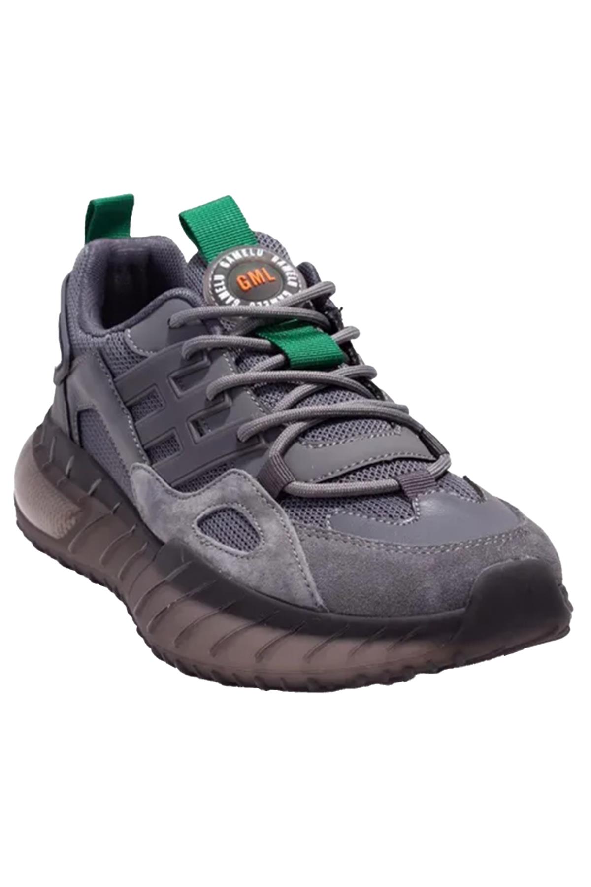 Gamelu Tod Erkek Sneaker Ayakkabı - FÜME