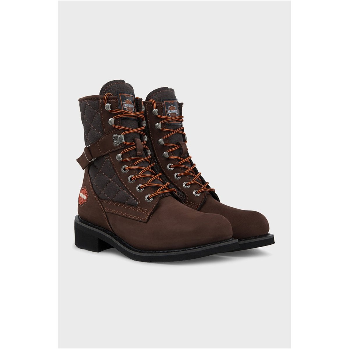 Harley Davıdson 025G100078 New Worker Kadın Bot - KOYU KAHVERENGİ DERİ
