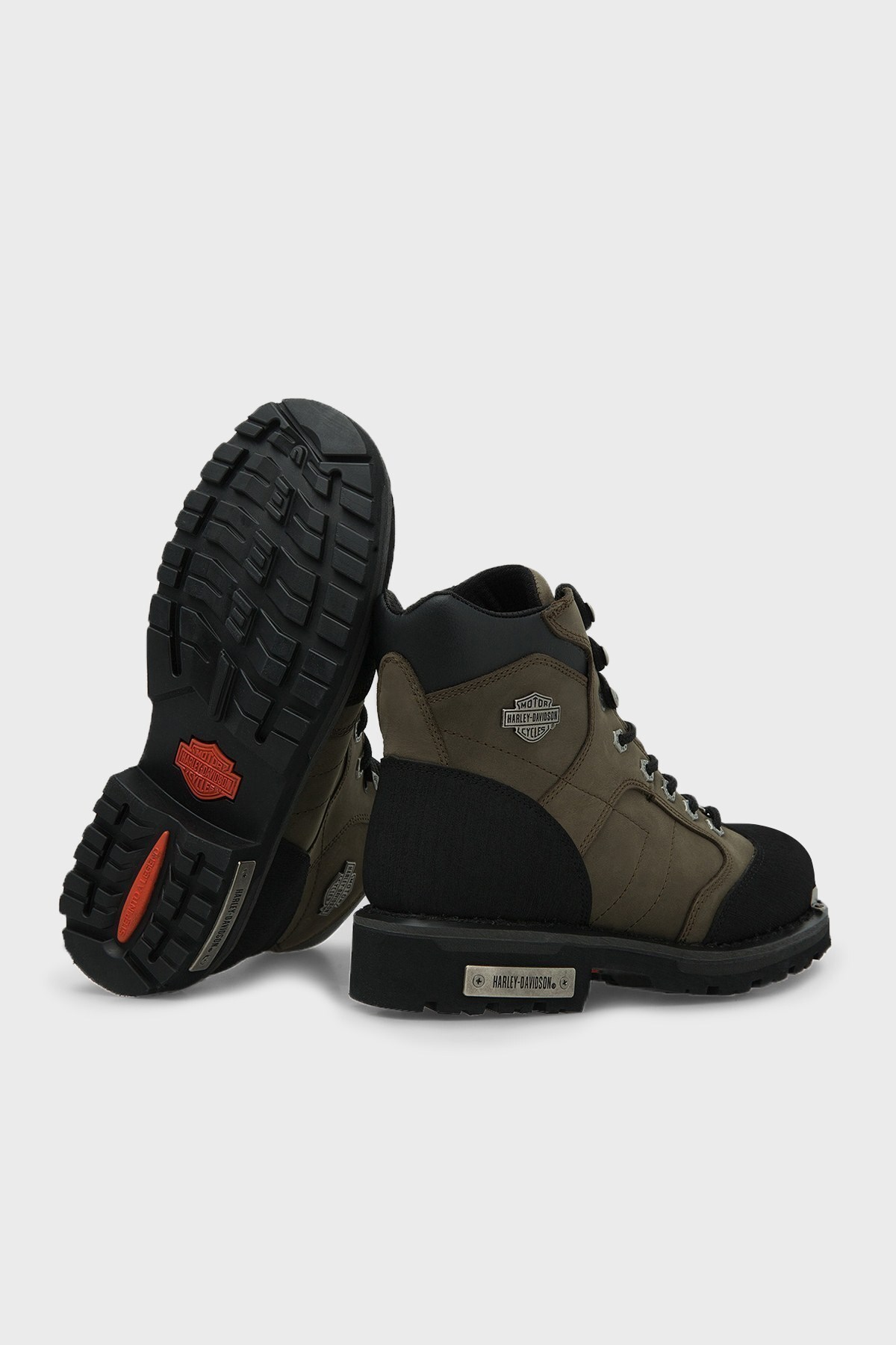 Harley Davidson 025M100530 Clemente Erkek Bot - HAKİ DERİ
