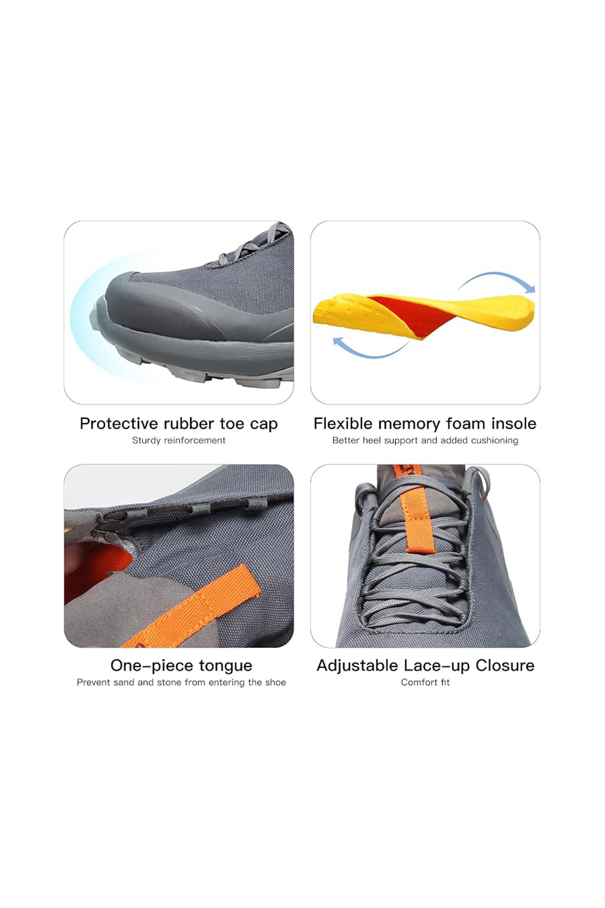 Humtto 110396B-1 Kadın Waterproof Outdoor Ayakkabı - GRİ