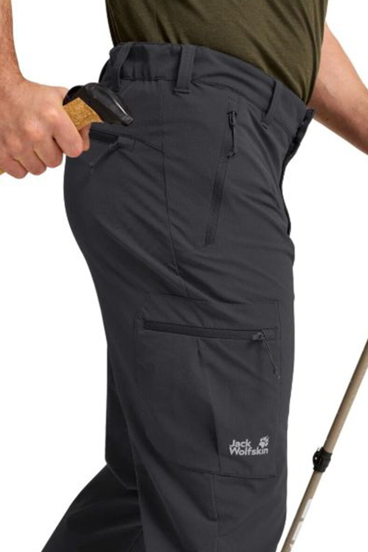 Jack Wolfskin Activate Flex A66392 Erkek Outdoor Pantolonu - SİYAH