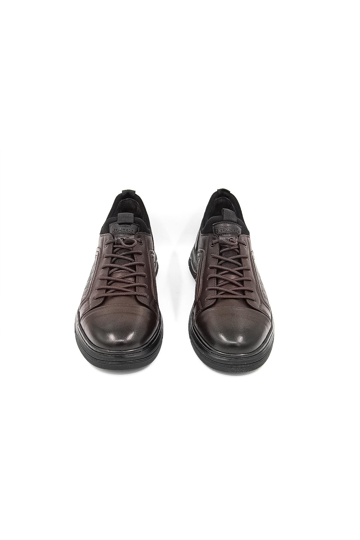 Komcero 5K2530-2120 Erkek Casual Ayakkabı - KOYU KAHVERENGİ