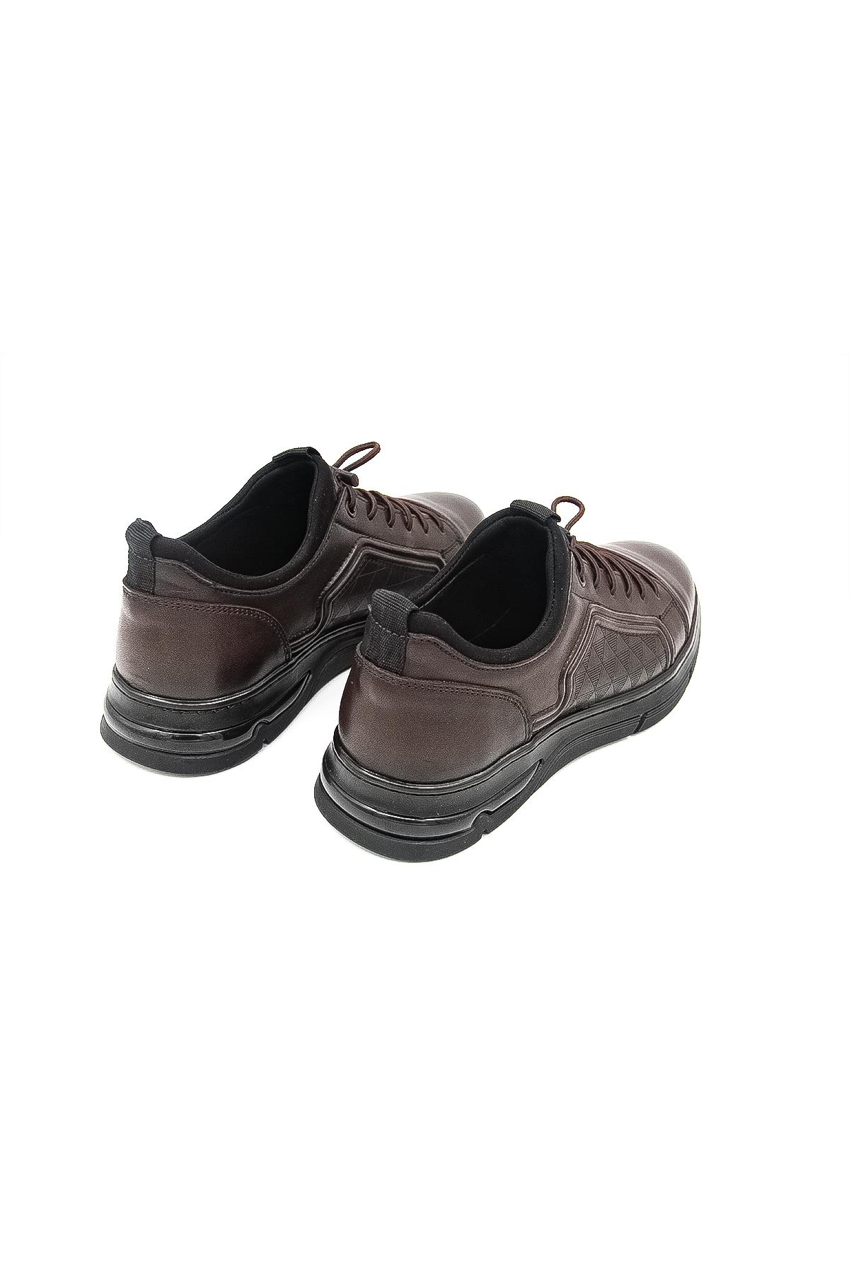 Komcero 5K2530-2120 Erkek Casual Ayakkabı - KOYU KAHVERENGİ