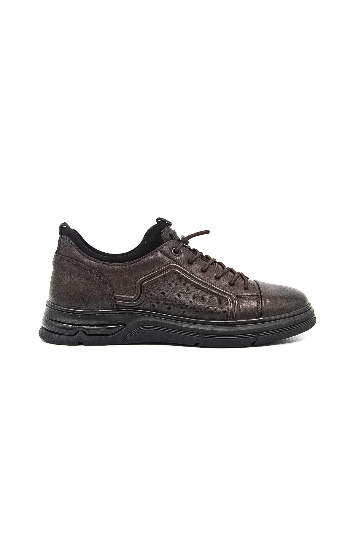 Komcero 5K2530-2120 Erkek Casual Ayakkabı - KOYU KAHVERENGİ