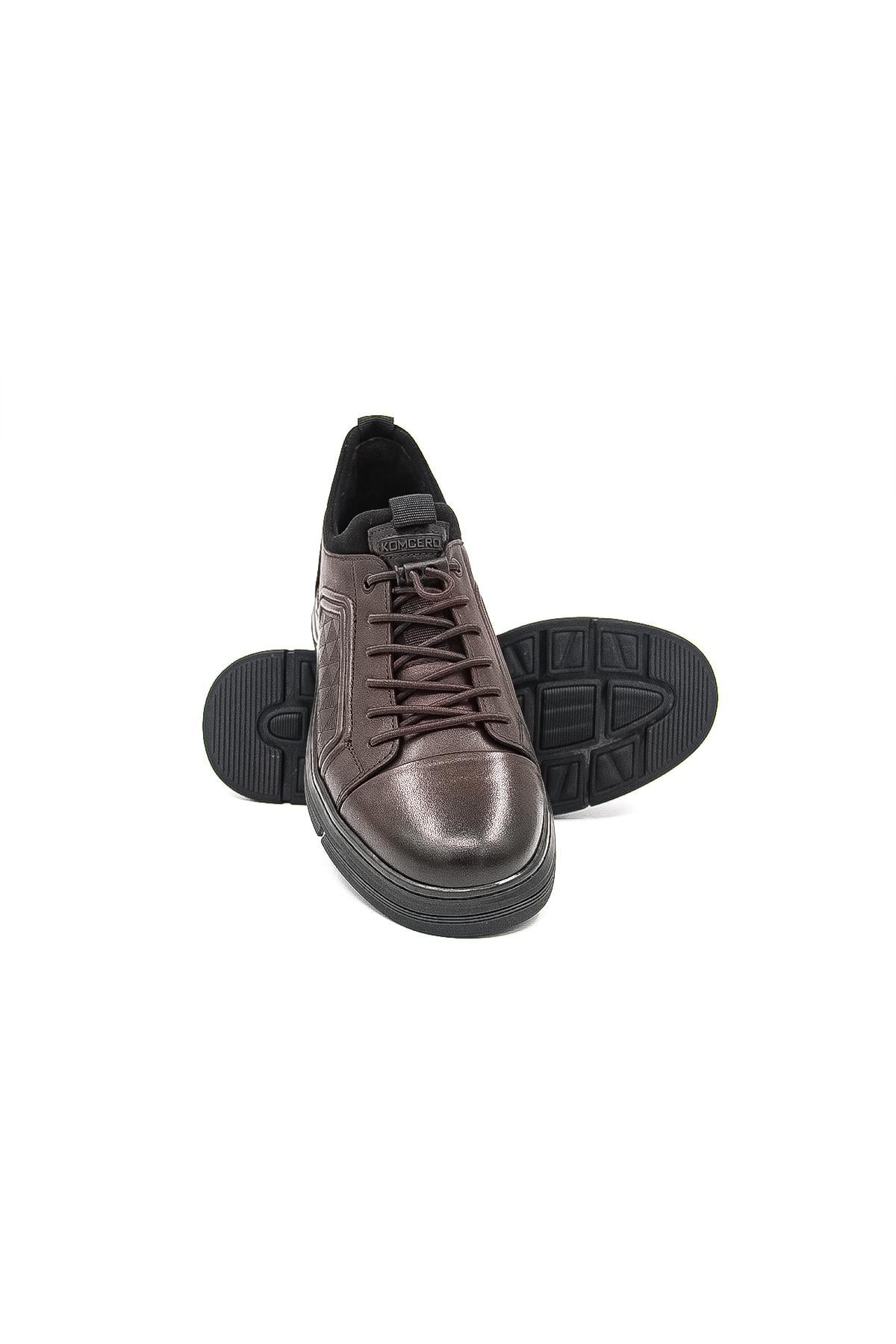 Komcero 5K2530-2120 Erkek Casual Ayakkabı - KOYU KAHVERENGİ