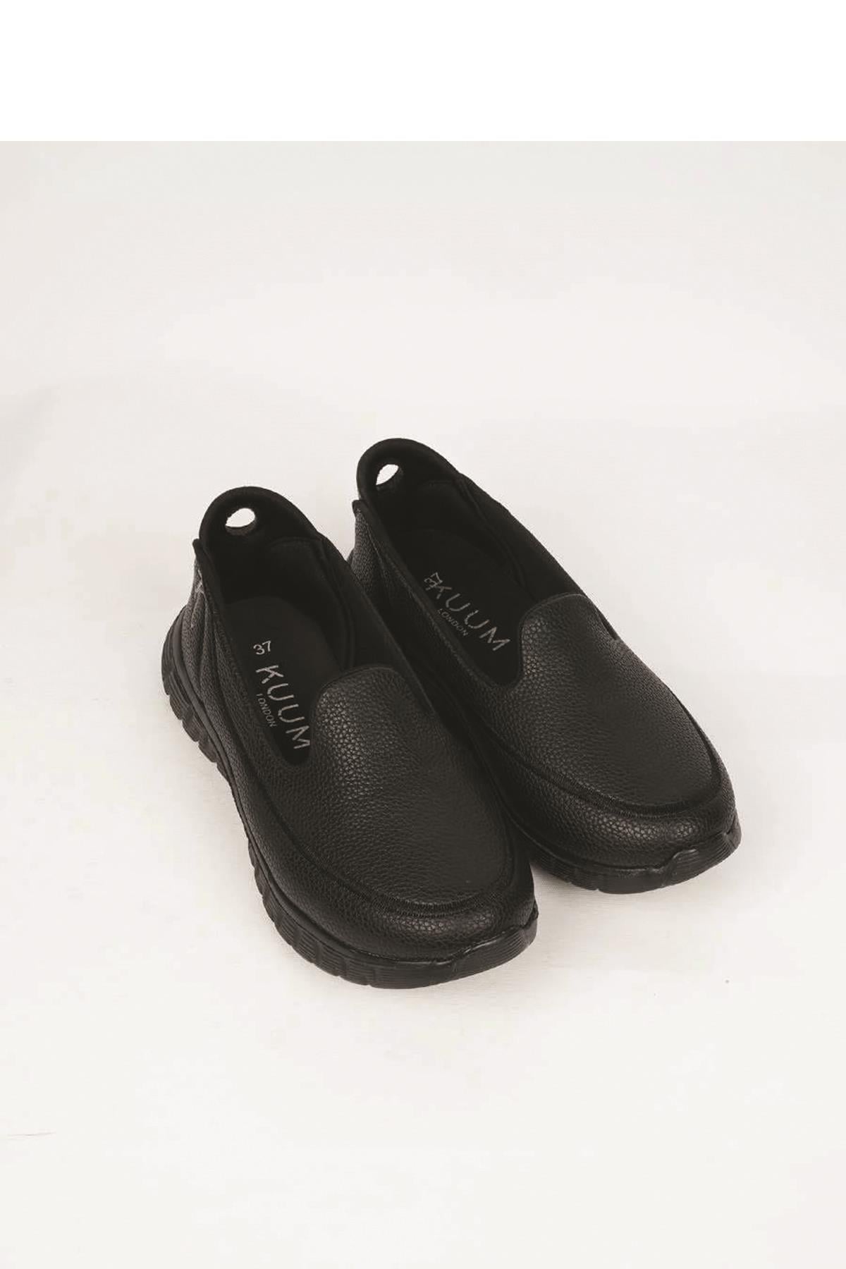 Kuum K112810 Kadın Comfort Ayakkabı - SİYAH