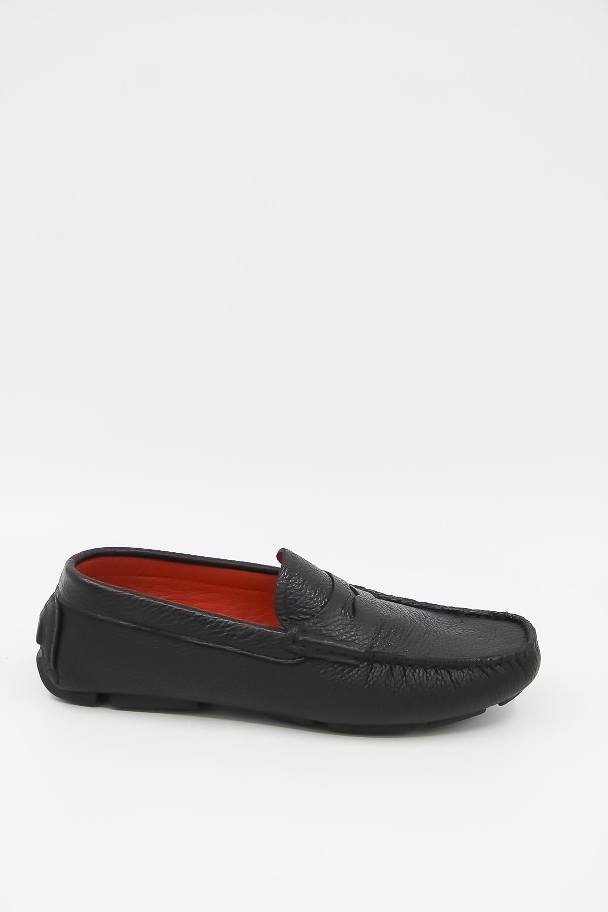 Luciano Bellini 901 Rok Flooter Erkek Klasik Ayakkabı - SİYAH