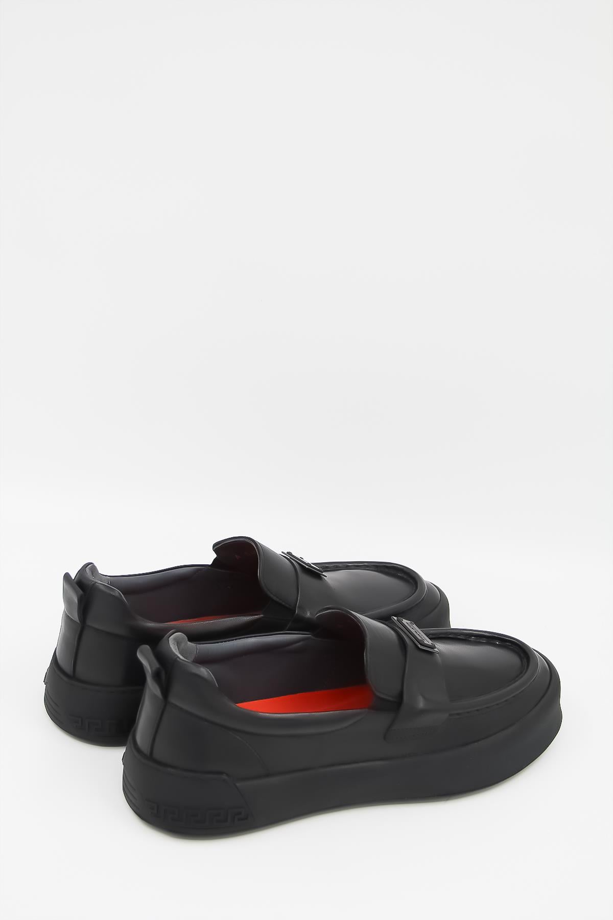 Luciano Bellini Alfa 5405 Erkek Loafer Ayakkabı - SİYAH