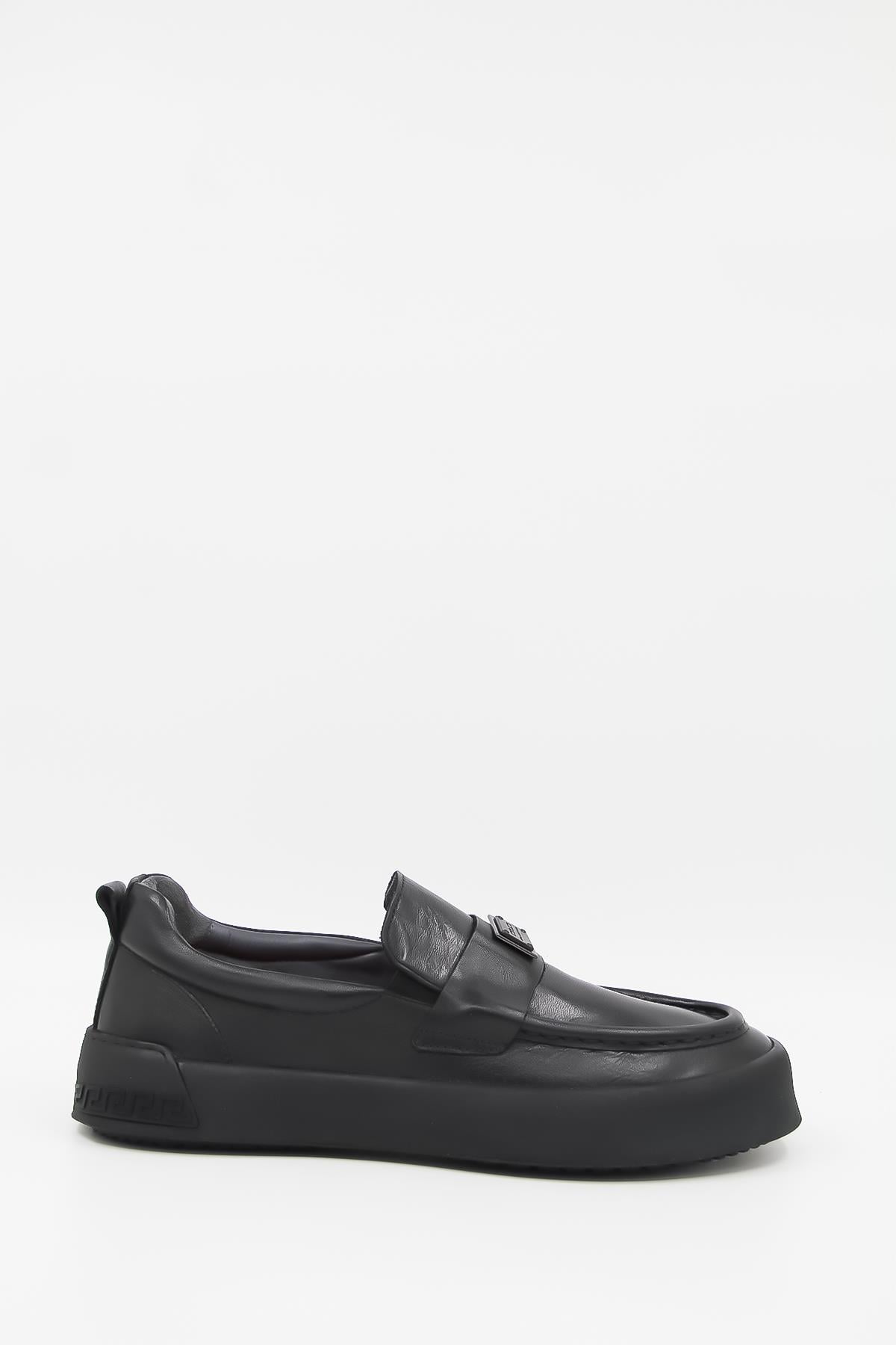 Luciano Bellini Alfa 5405 Erkek Loafer Ayakkabı - SİYAH