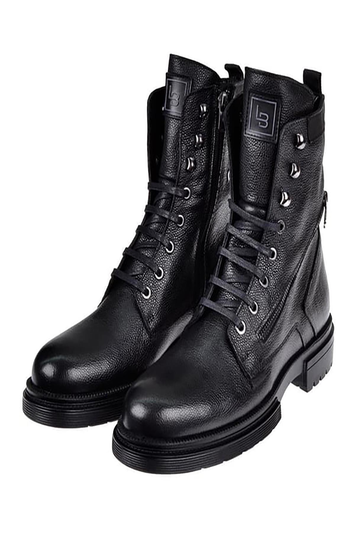 Luciano Bellini Bc 5807 Erkek Casual Bot - SİYAH