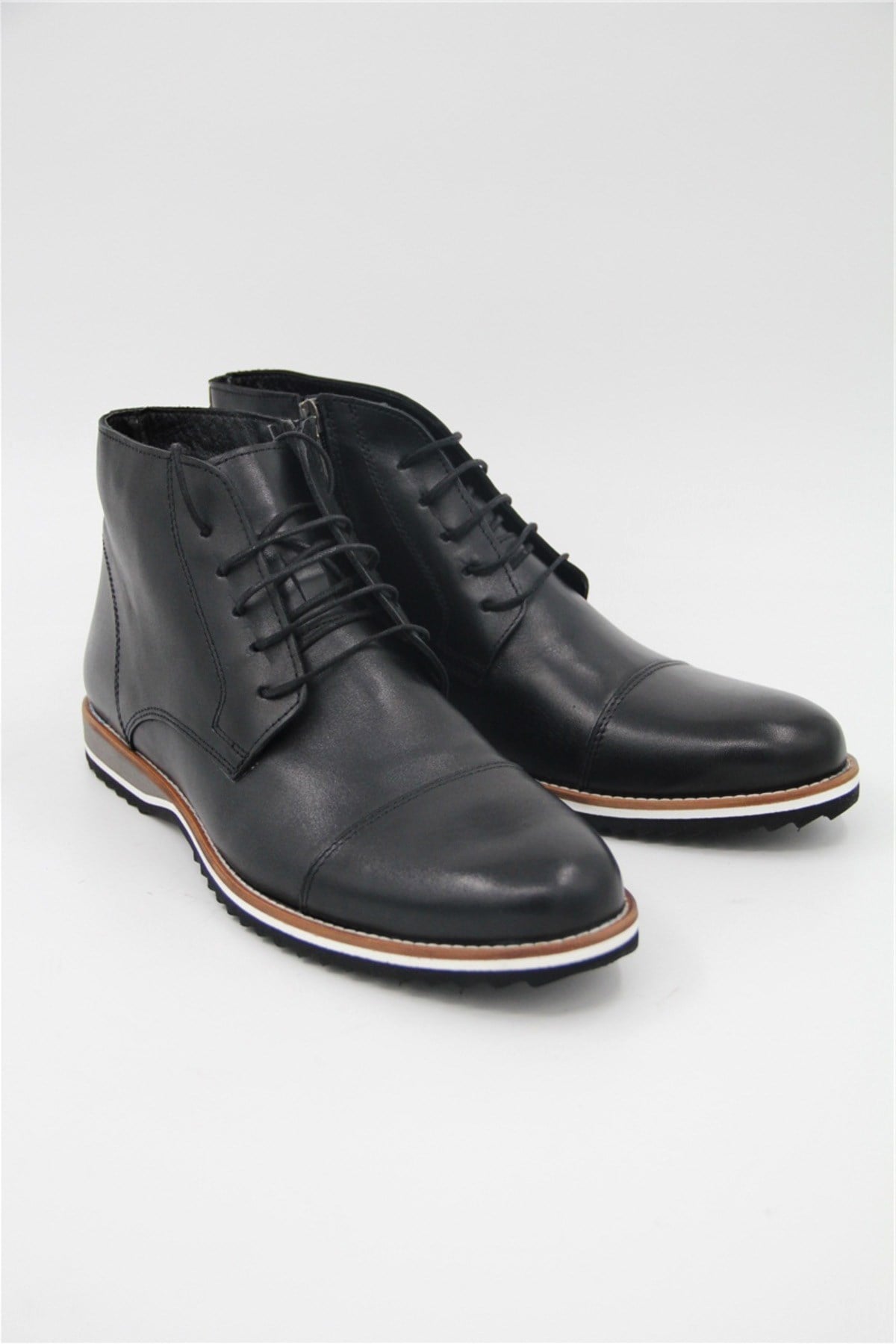 Luciano Bellini Be403 Erkek Casual Bot - SİYAH