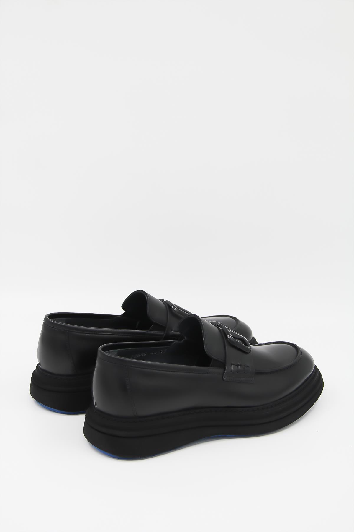 Luciano Bellini C22805 Erkek Loafer Ayakkabı - SİYAH