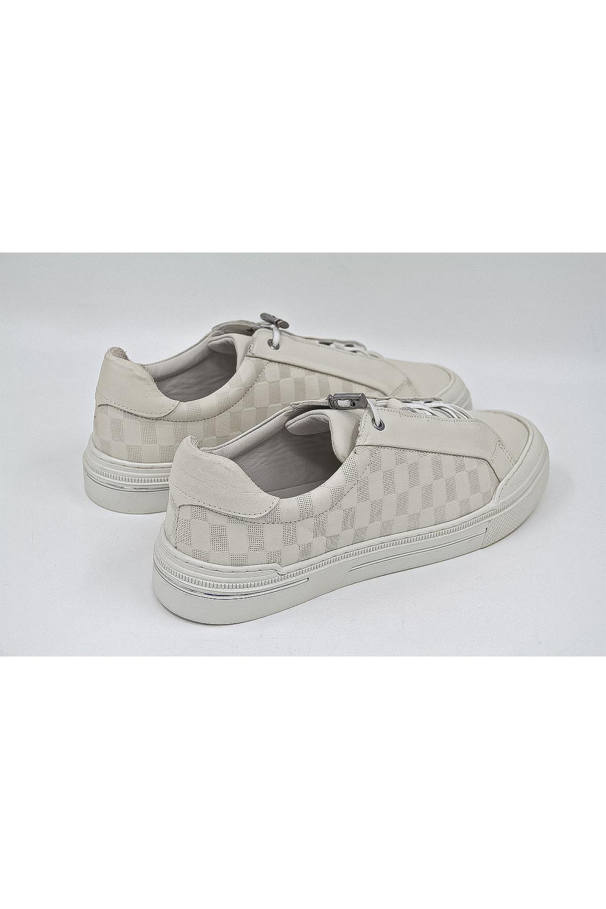 Luciano Bellini C28406 Erkek Casual Ayakkabı - KREM