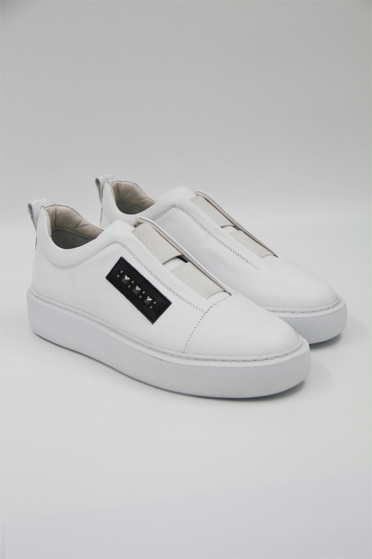 Luciano Bellini E3759 Erkek Casual Ayakkabı - BEYAZ