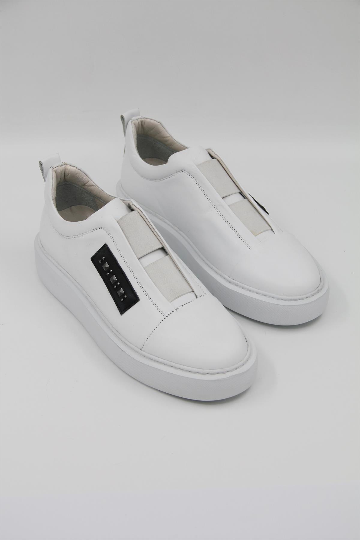 Luciano Bellini E3759 Erkek Casual Ayakkabı - BEYAZ