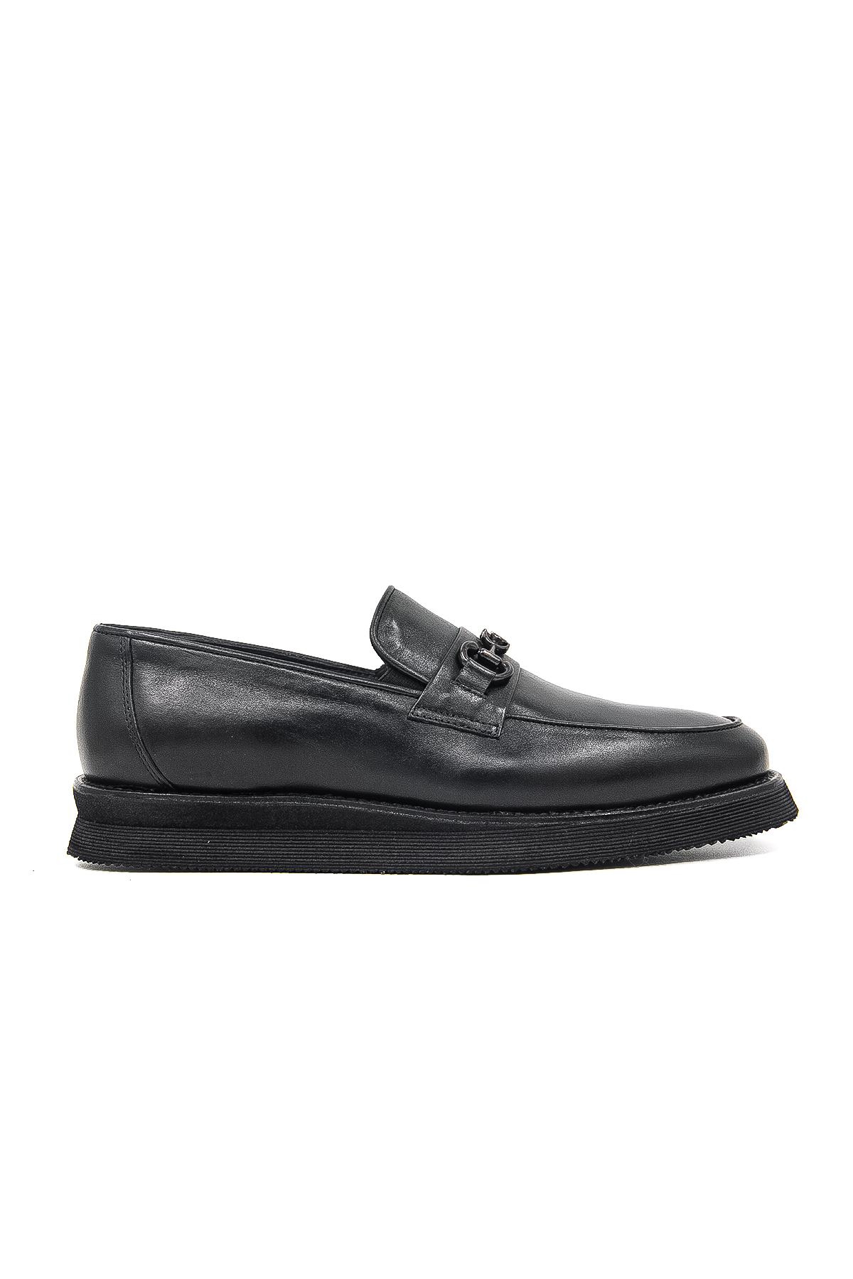 Luciano Bellini E4204 Erkek Loafer Ayakkabı - SİYAH