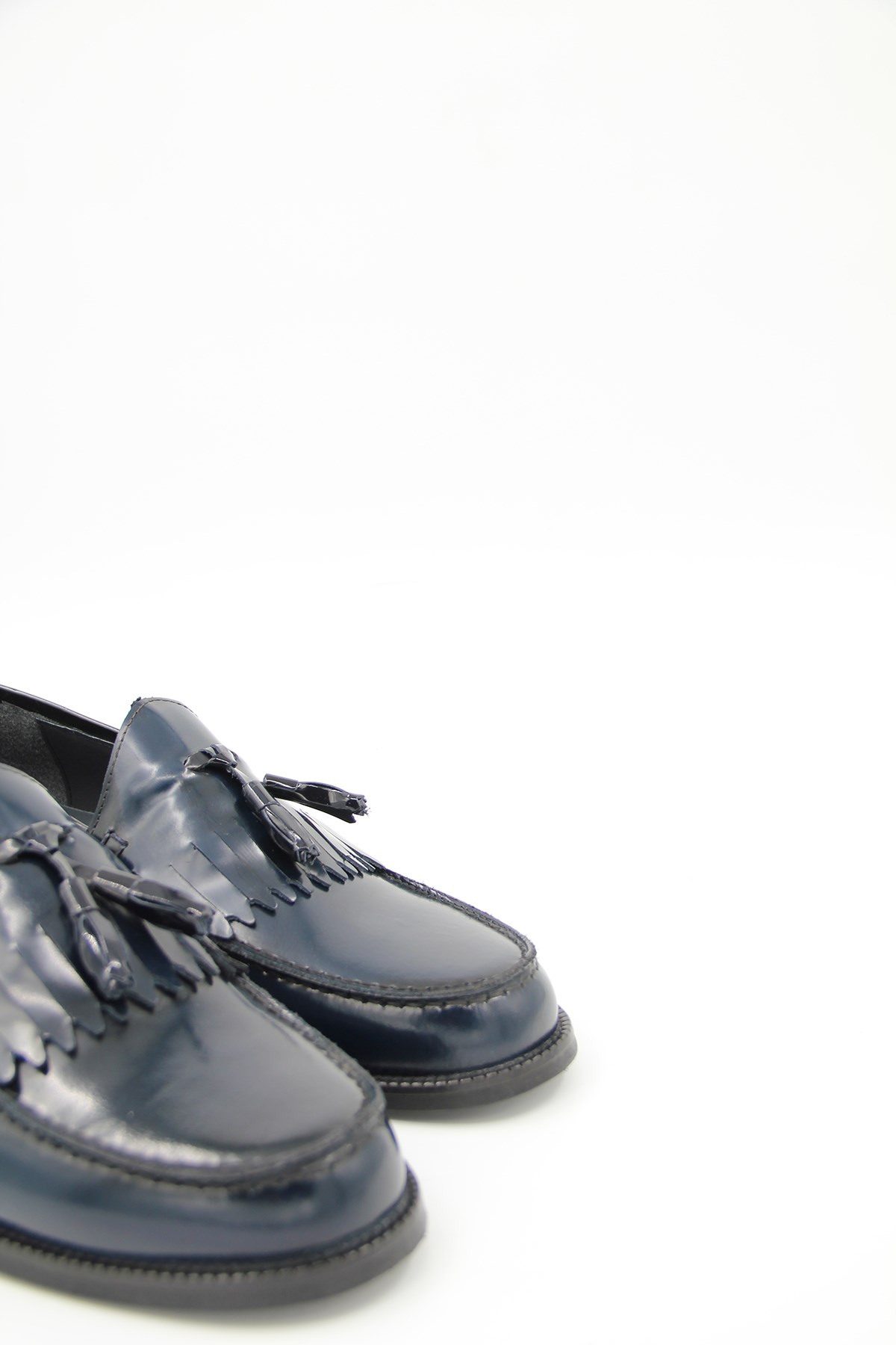 Luciano Bellini J1901 Erkek Klasik Microlite Ayakkabı - LACİVERT