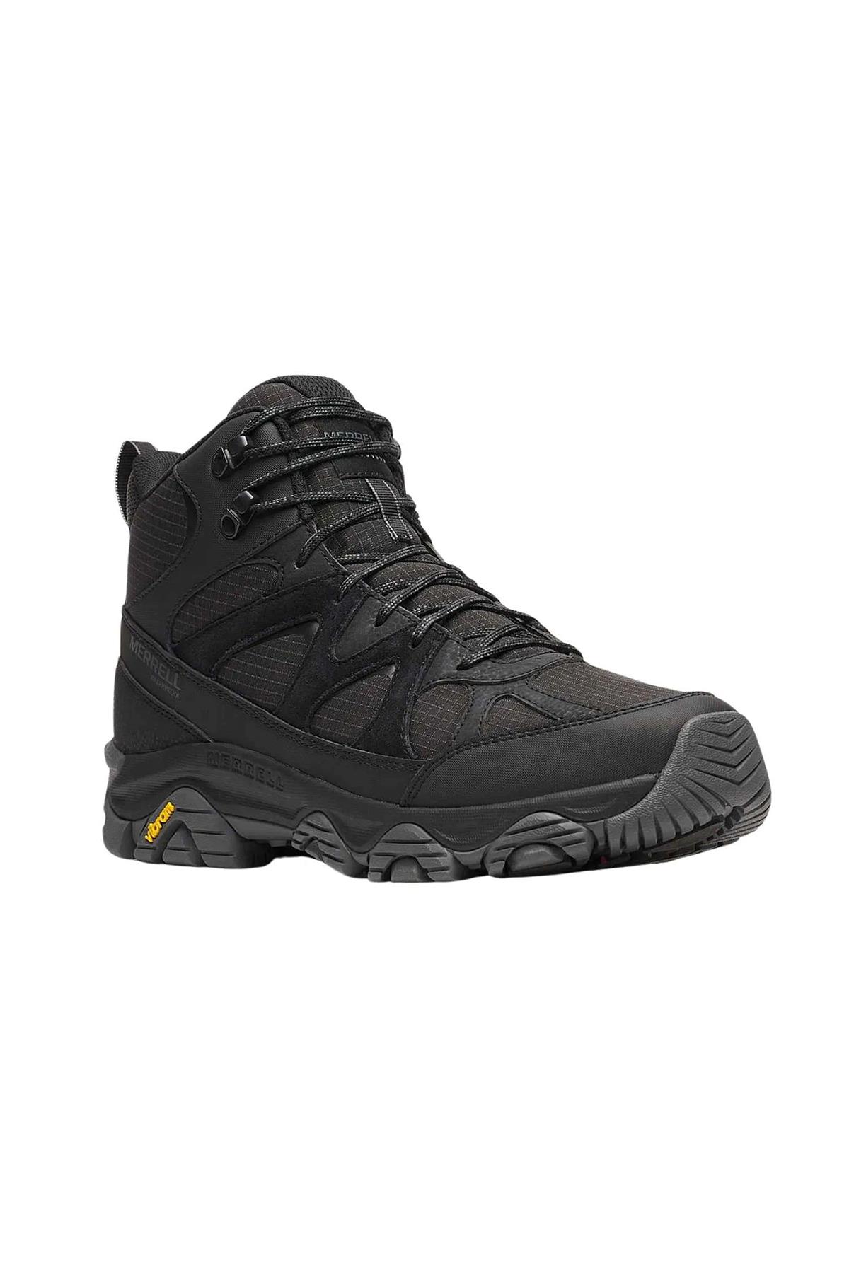 Merrell Thermo Snow Grip Mid Waterproof J038287 Erkek Outdoor Bot - SİYAH