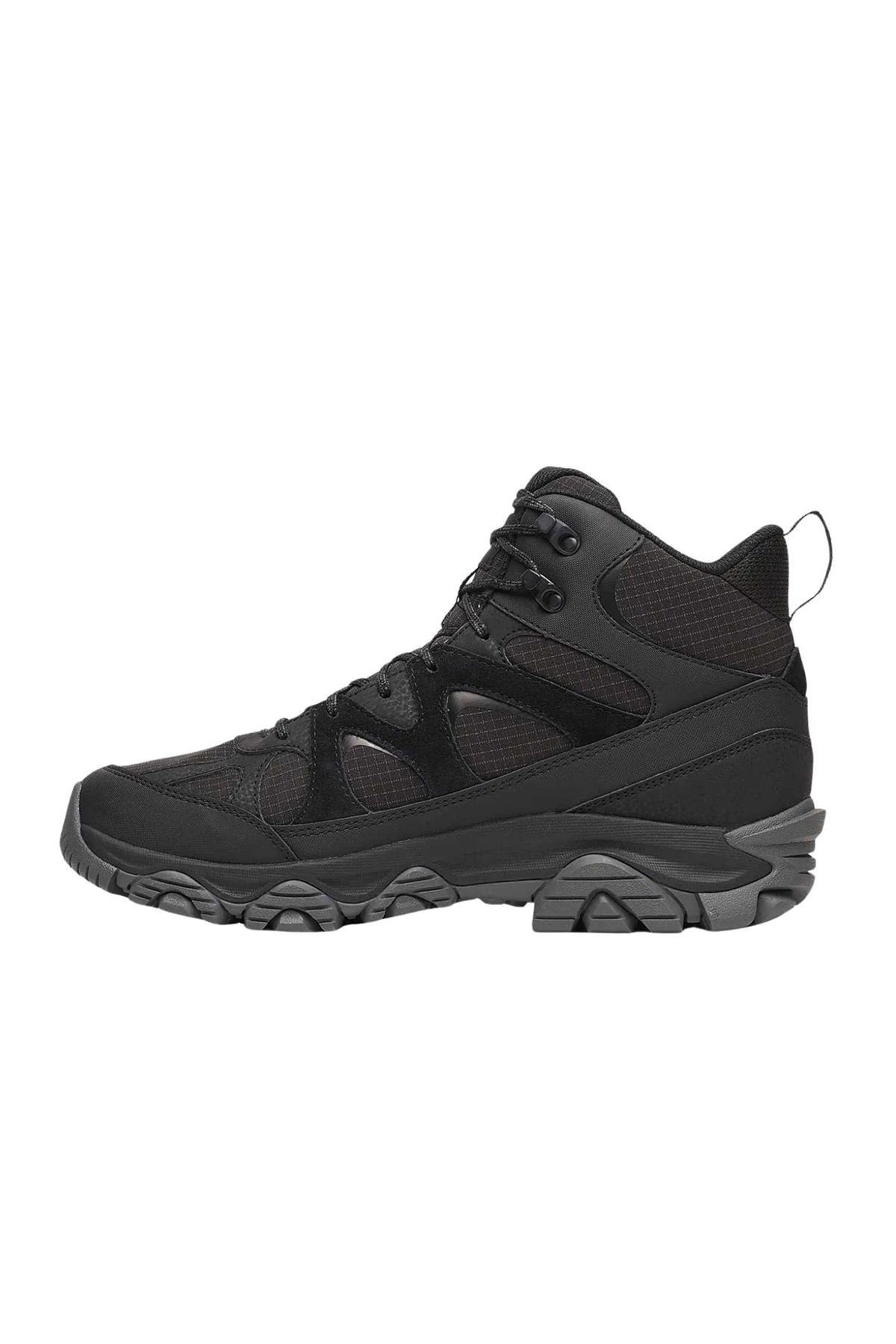 Merrell Thermo Snow Grip Mid Waterproof J038287 Erkek Outdoor Bot - SİYAH
