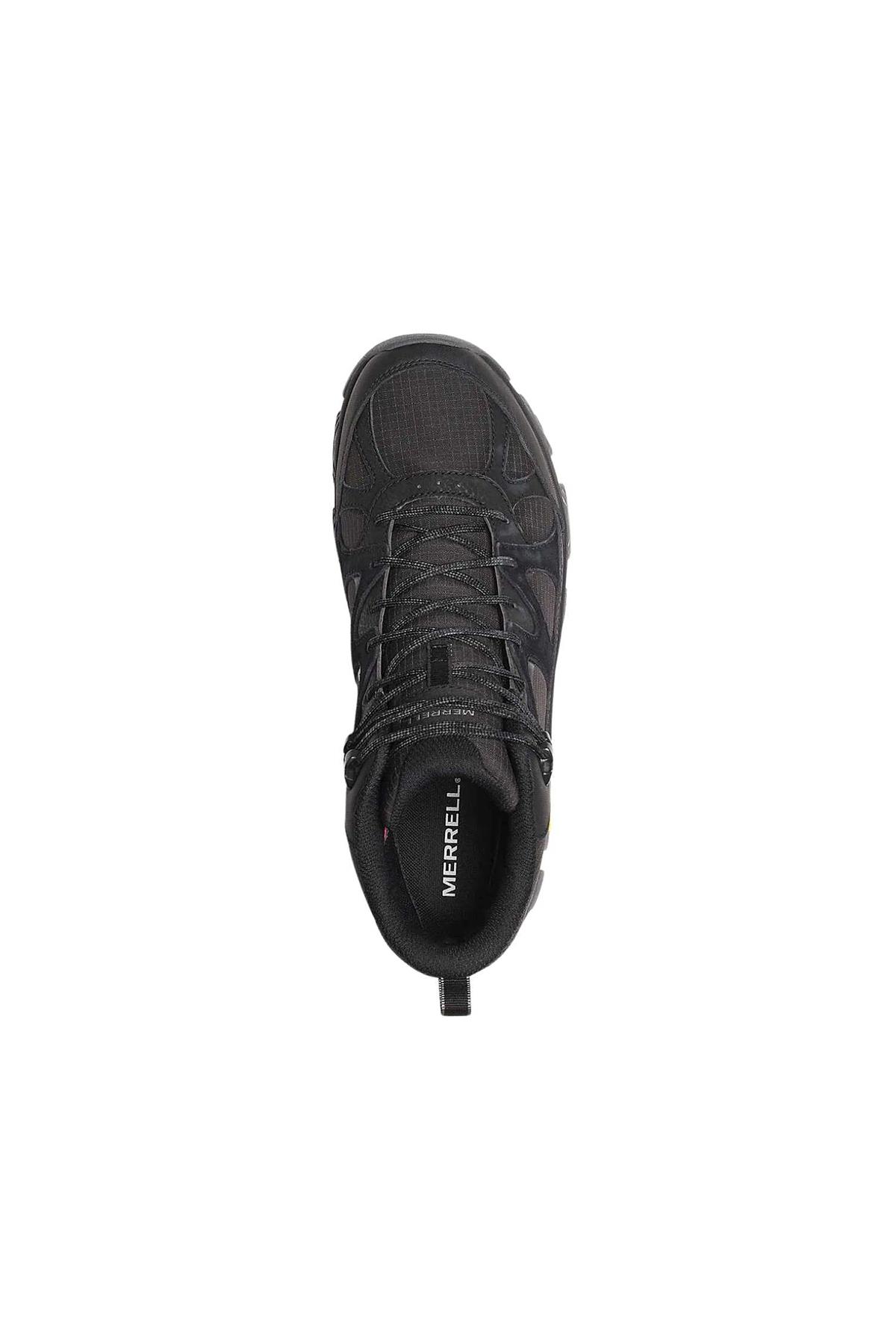 Merrell Thermo Snow Grip Mid Waterproof J038287 Erkek Outdoor Bot - SİYAH
