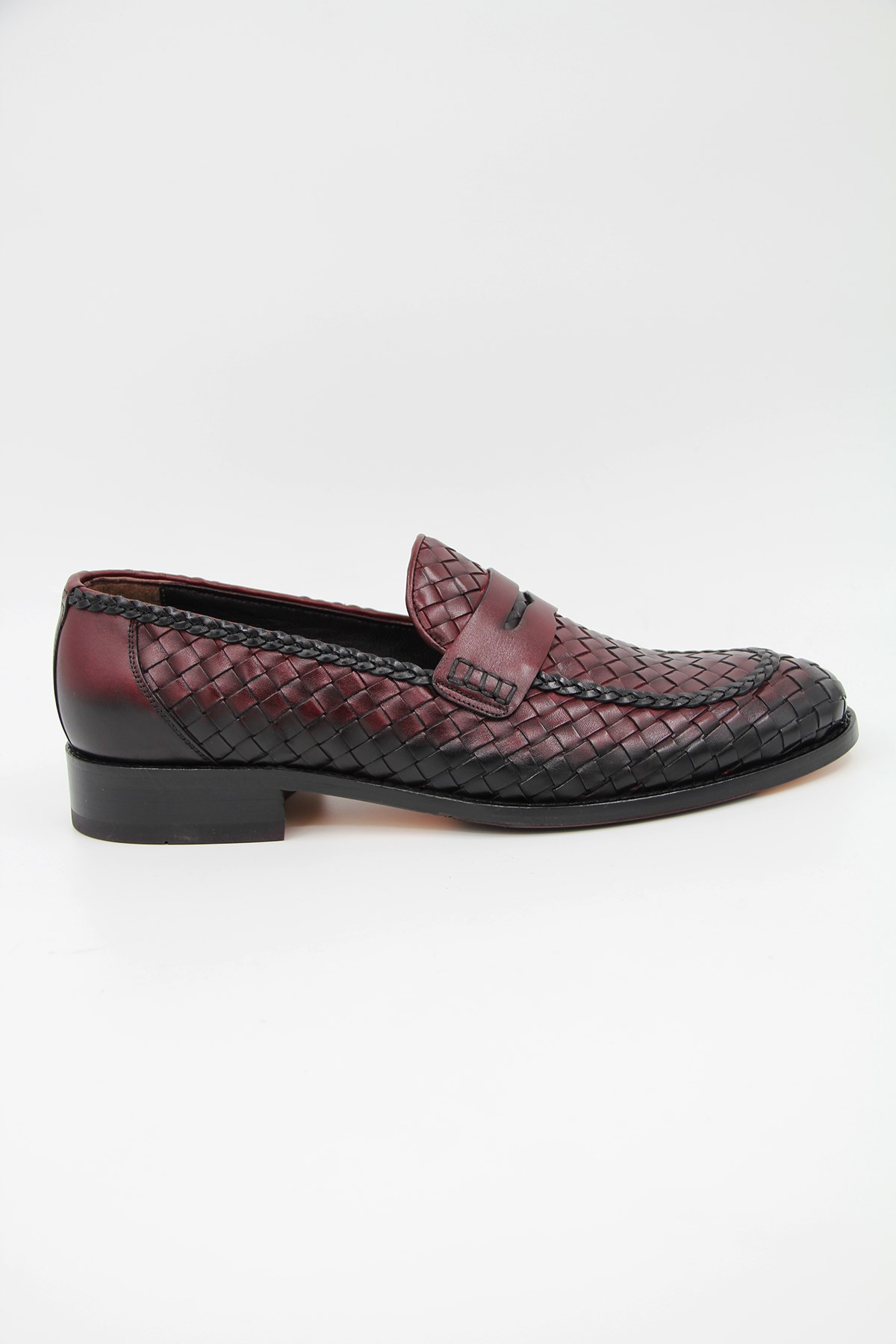 Oggi 00600-196 Kösele Erkek Klasik Ayakkabı - BORDO