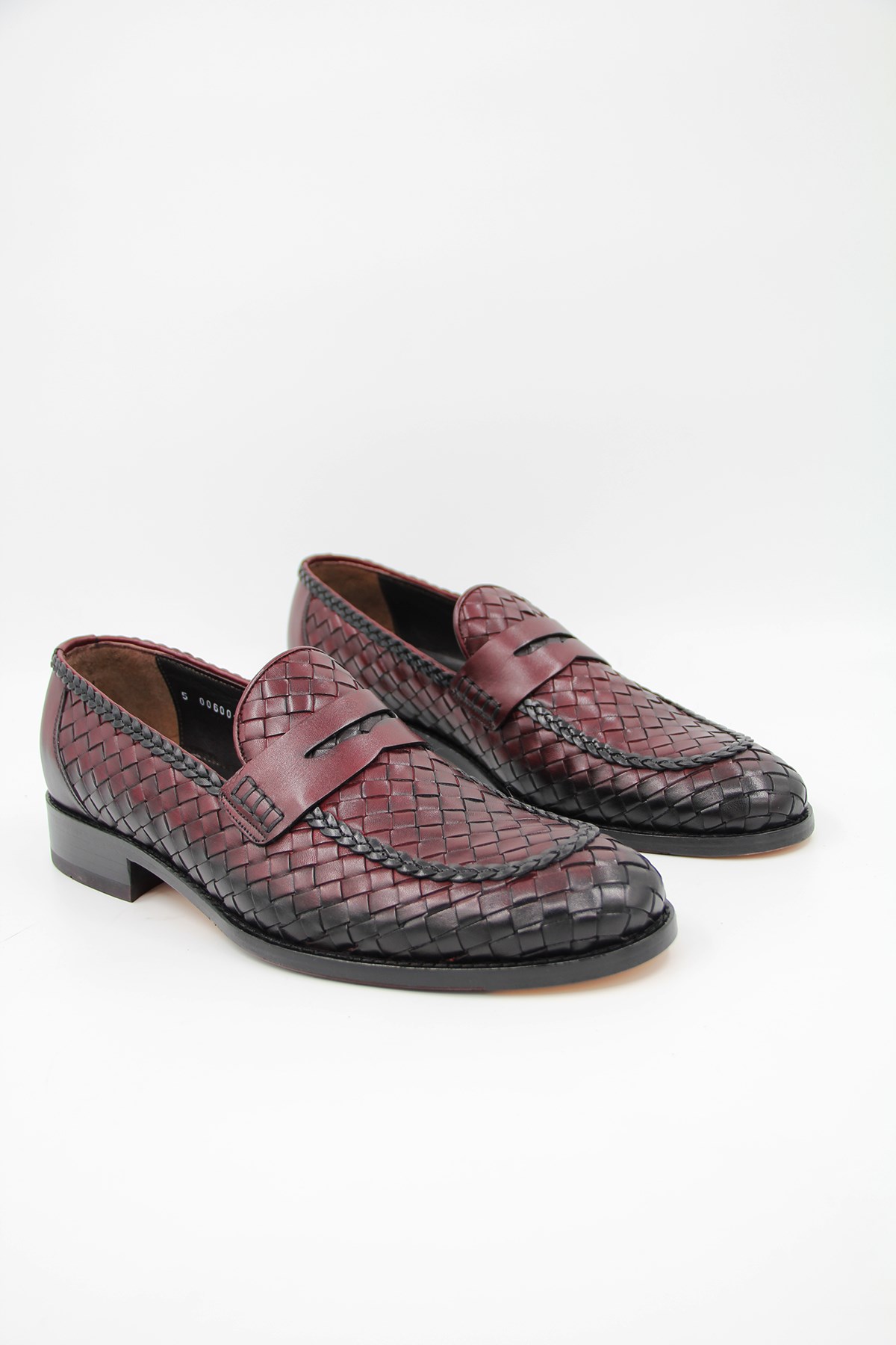 Oggi 00600-196 Kösele Erkek Klasik Ayakkabı - BORDO