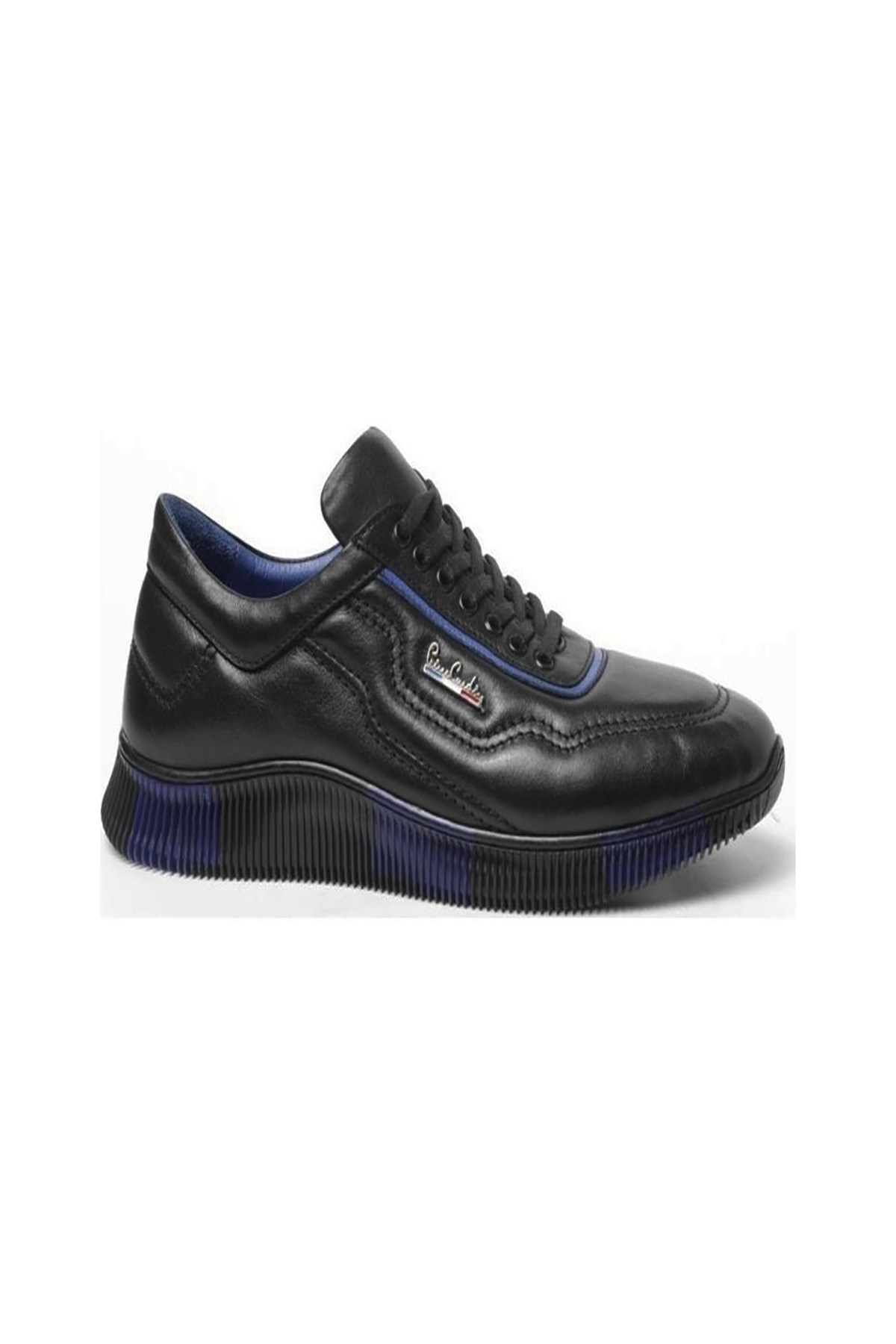 Pierre Cardin 649405 Erkek Spor Ayakkabı - SİYAH MAVİ