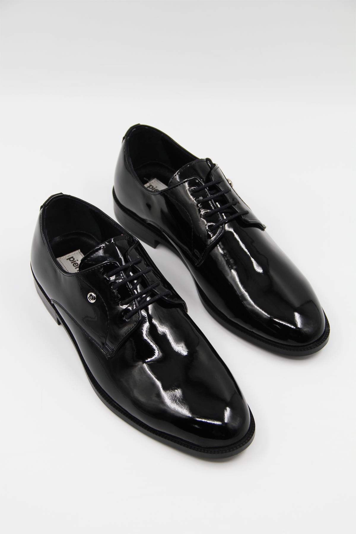 Pierre Cardin 7030 Erkek Klasik Ayakkabı - SİYAH RUGAN
