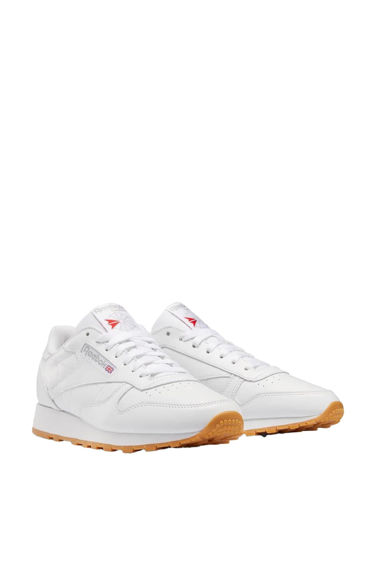 Reebok Classıc Leather 10008491  Unisex Spor Ayakkabı - BEYAZ