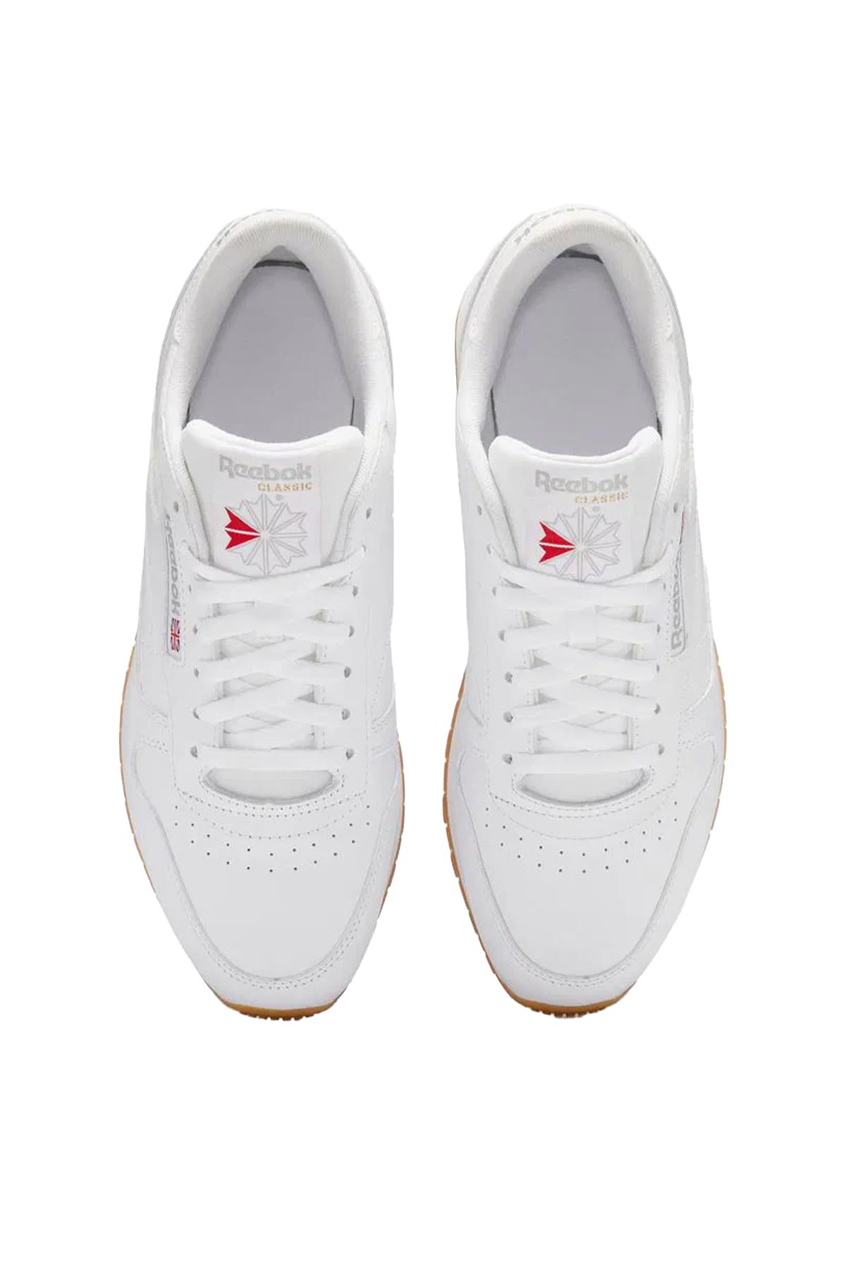 Reebok Classıc Leather 10008491  Unisex Spor Ayakkabı - BEYAZ
