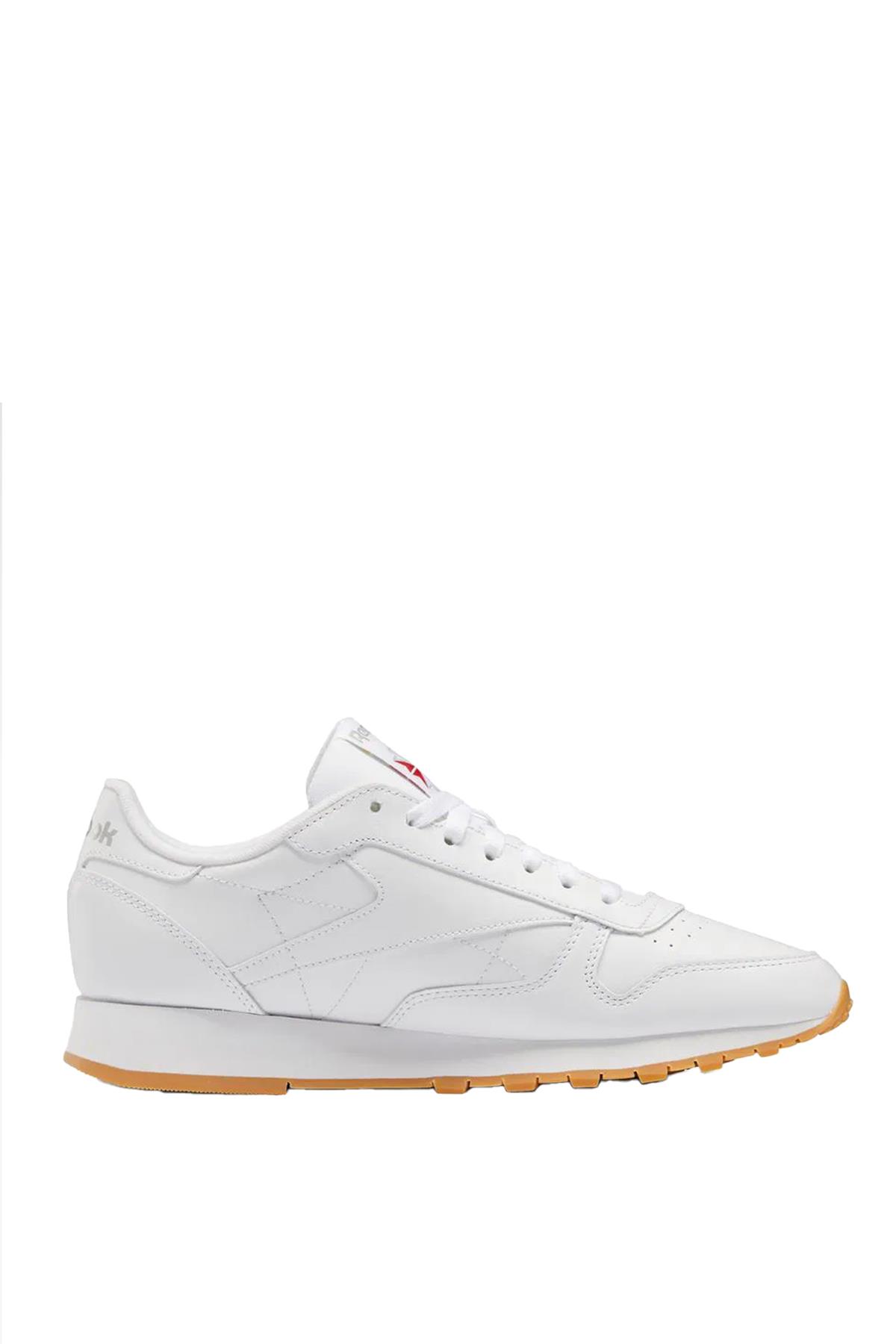 Reebok Classıc Leather 10008491  Unisex Spor Ayakkabı - BEYAZ