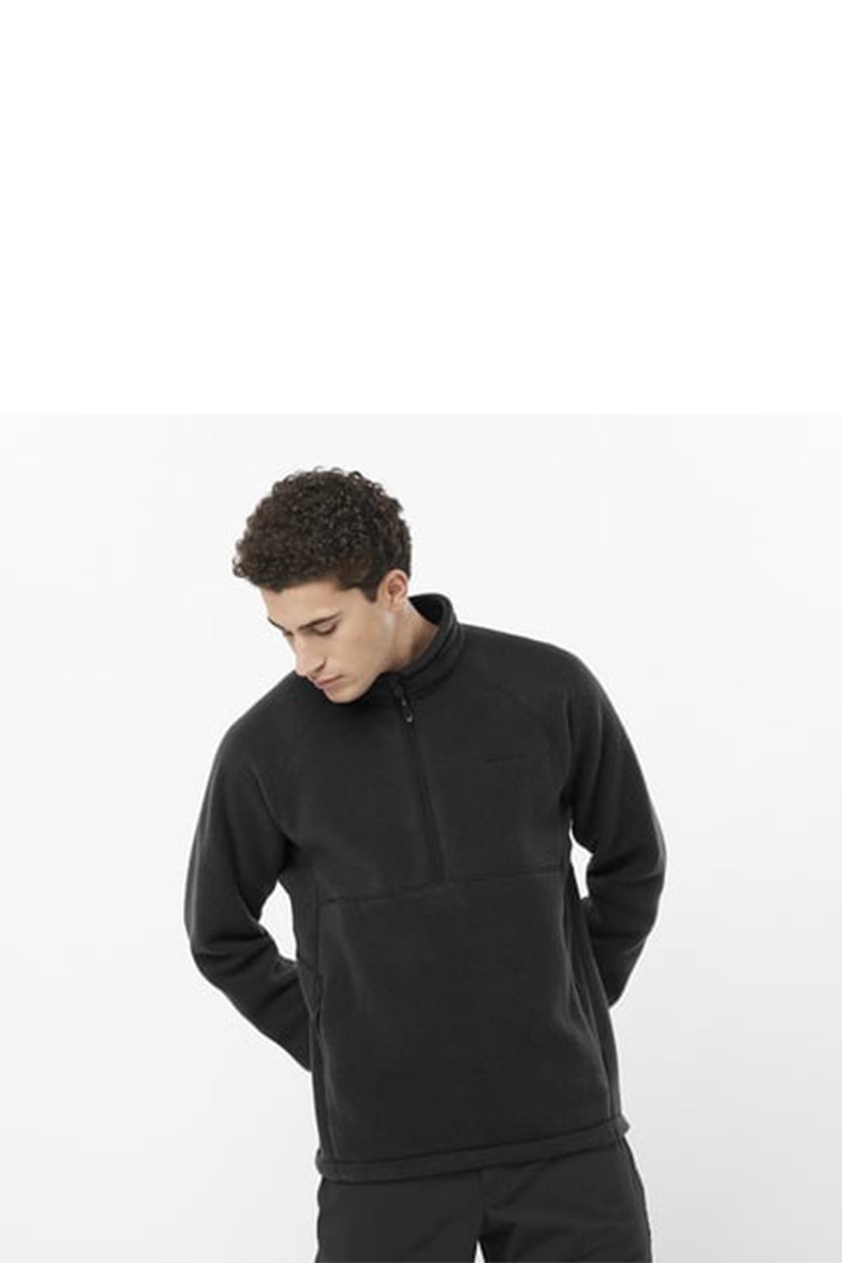 Salomon C22838 Chroma Fleece Pullov Hz Erkek Polar - SİYAH