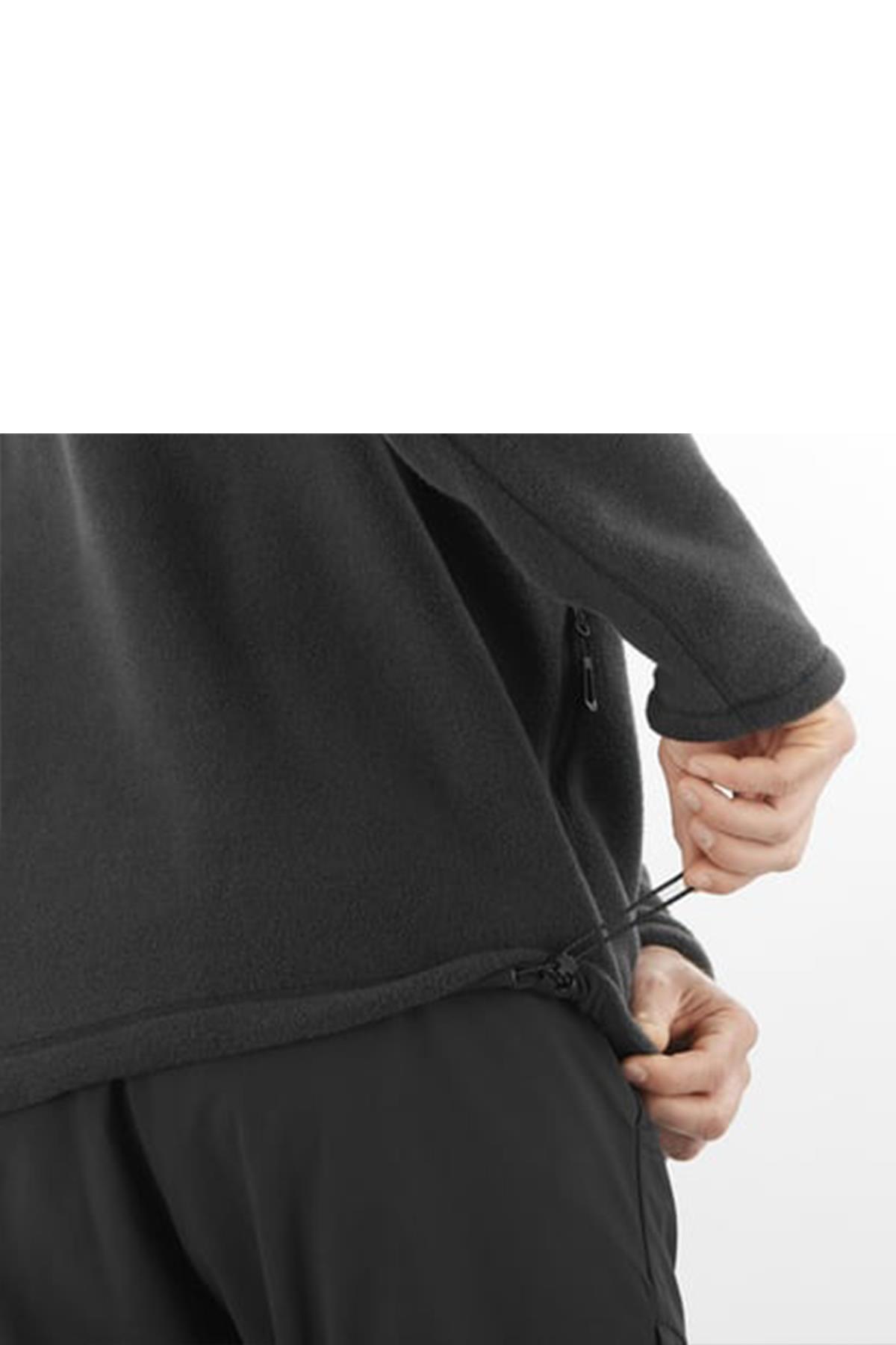 Salomon C22838 Chroma Fleece Pullov Hz Erkek Polar - SİYAH
