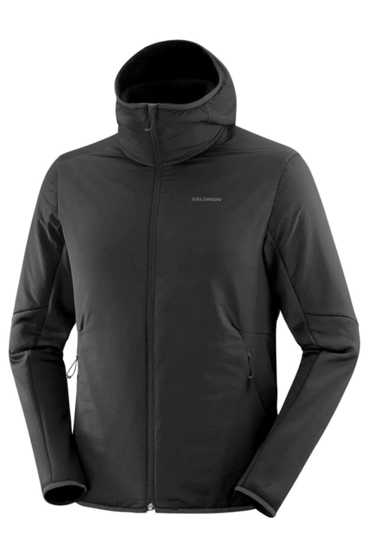 Salomon C22969 Outlıne Hybrıd Warm Hd Primaloft® Thermoplume Yalıtımı Erkek Montu - SİYAH