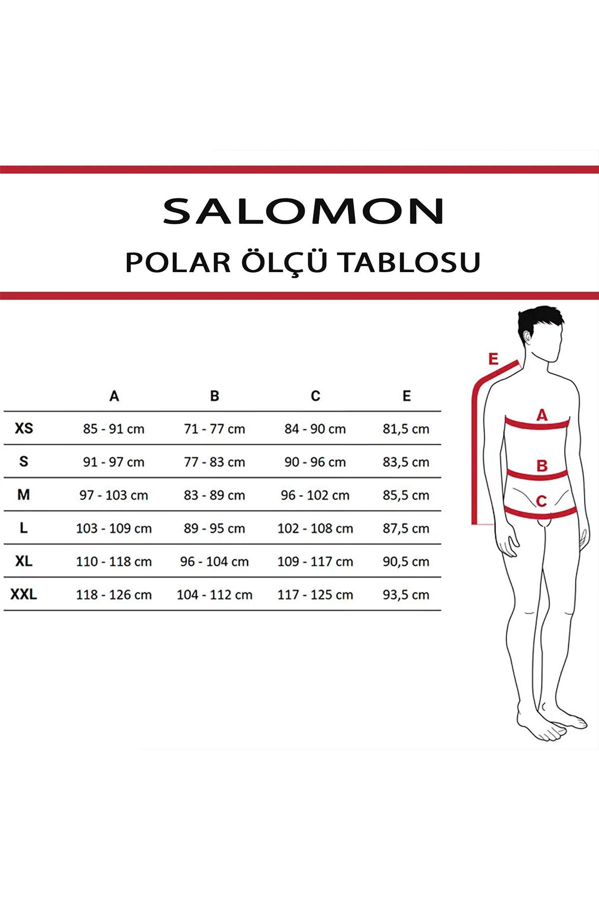 Salomon C23008 Sntial Midfleece Fz Erkek Polar - SİYAH