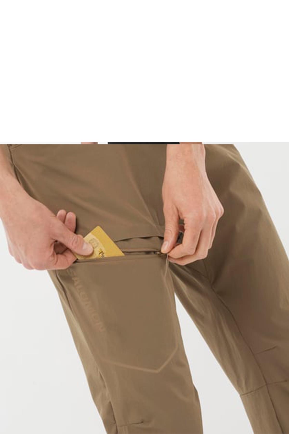 Salomon C23210 Wayfarer Warm Pants Erkek Outdoor Pantolonu - VİZON