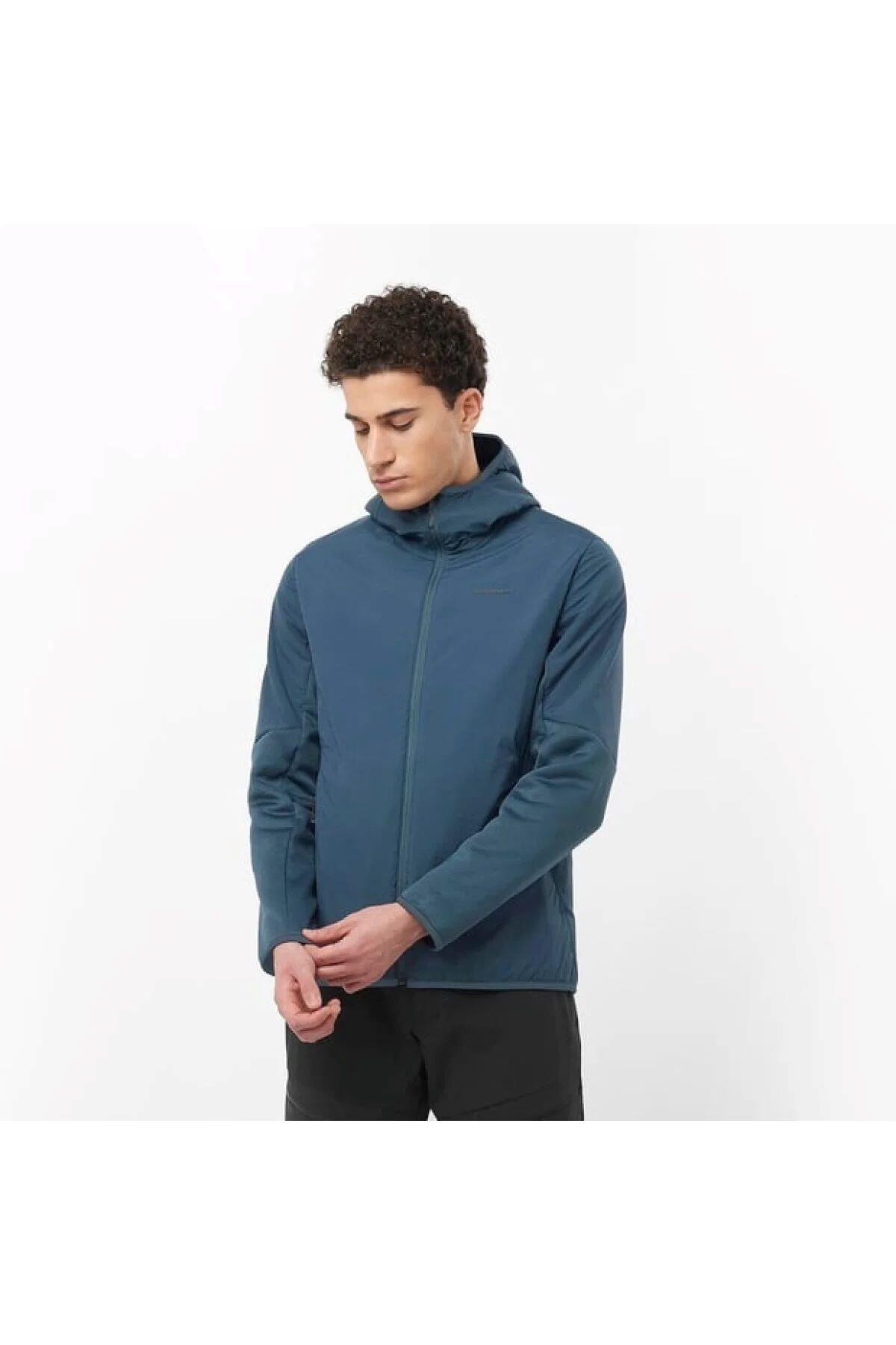 Salomon C23280 Outlıne Hybrıd Warm Hd Primaloft® Thermoplume Yalıtımı Erkek Montu - LACİVERT