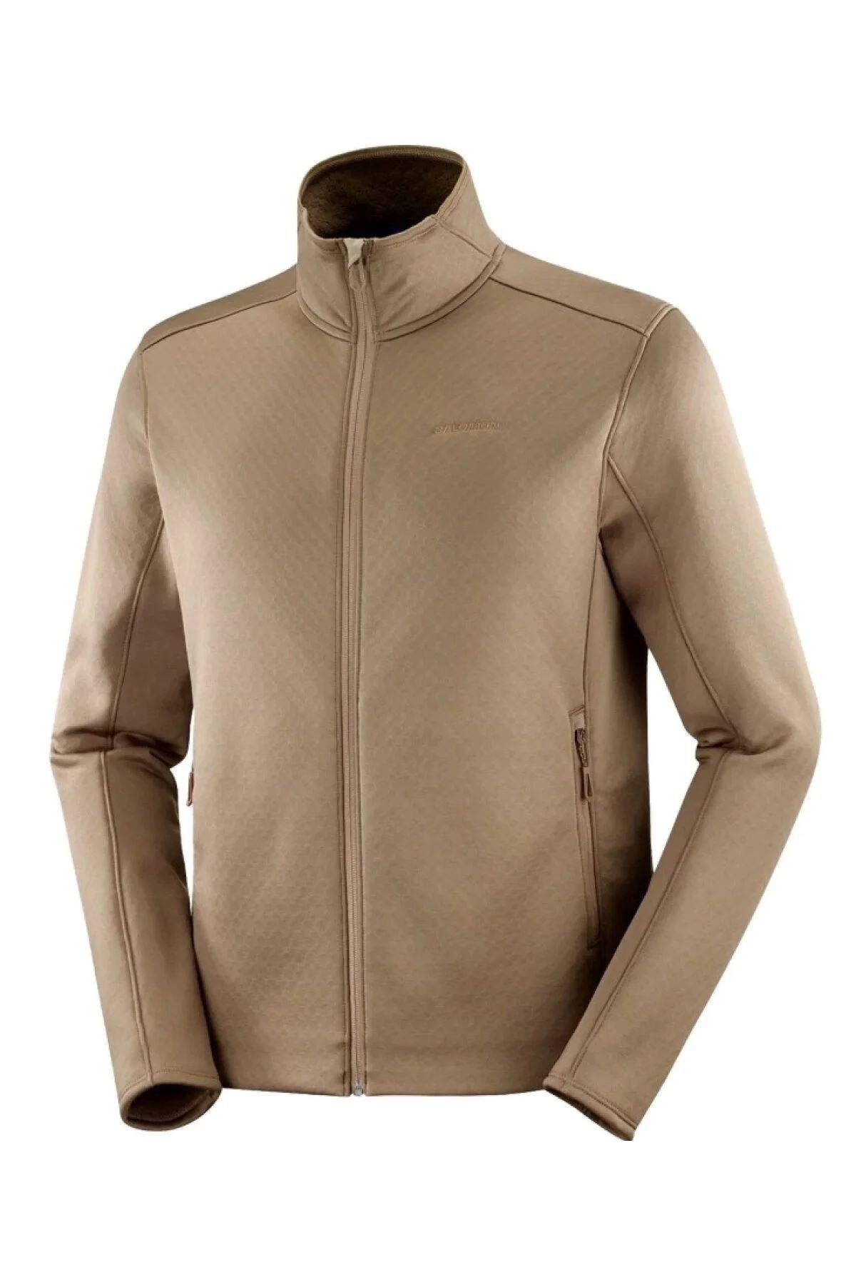 Salomon C23291 Sntial Midfleece Fz Erkek Polar - KAHVERENGİ