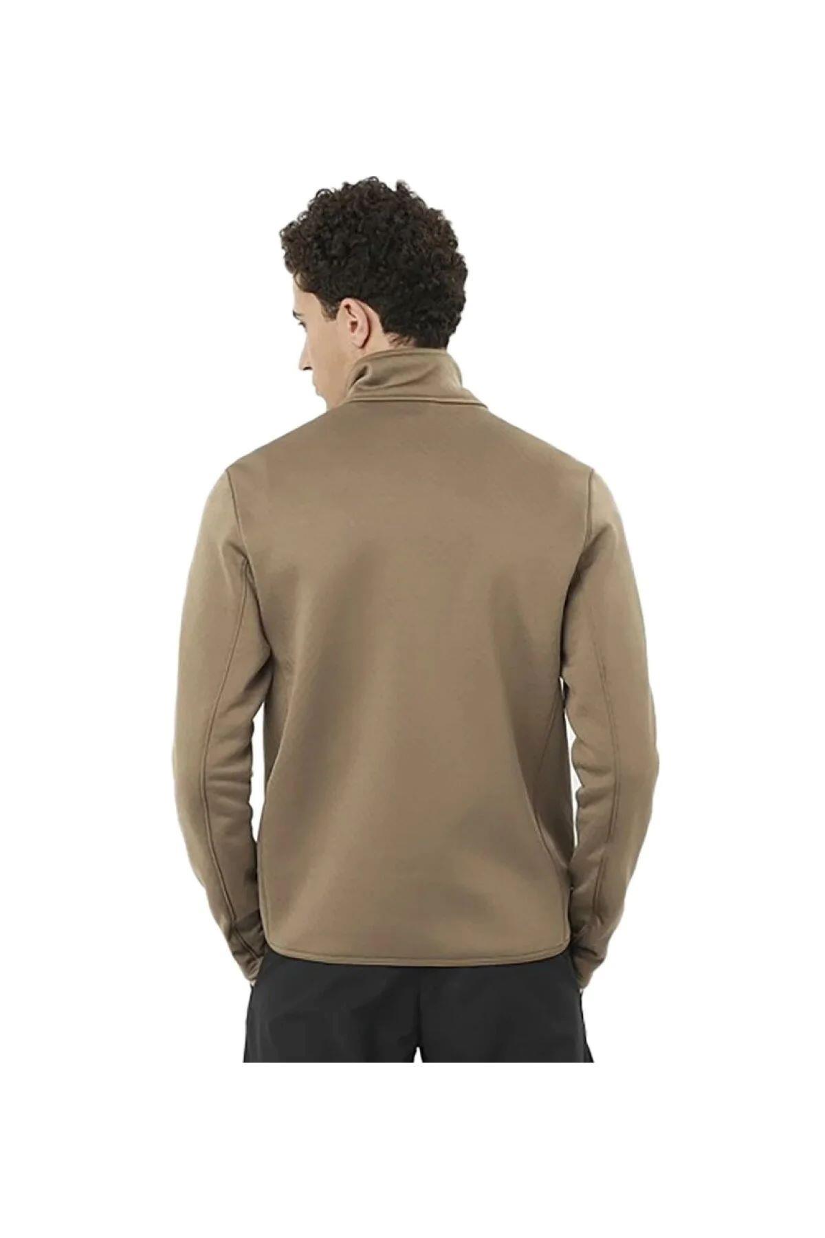 Salomon C23291 Sntial Midfleece Fz Erkek Polar - KAHVERENGİ