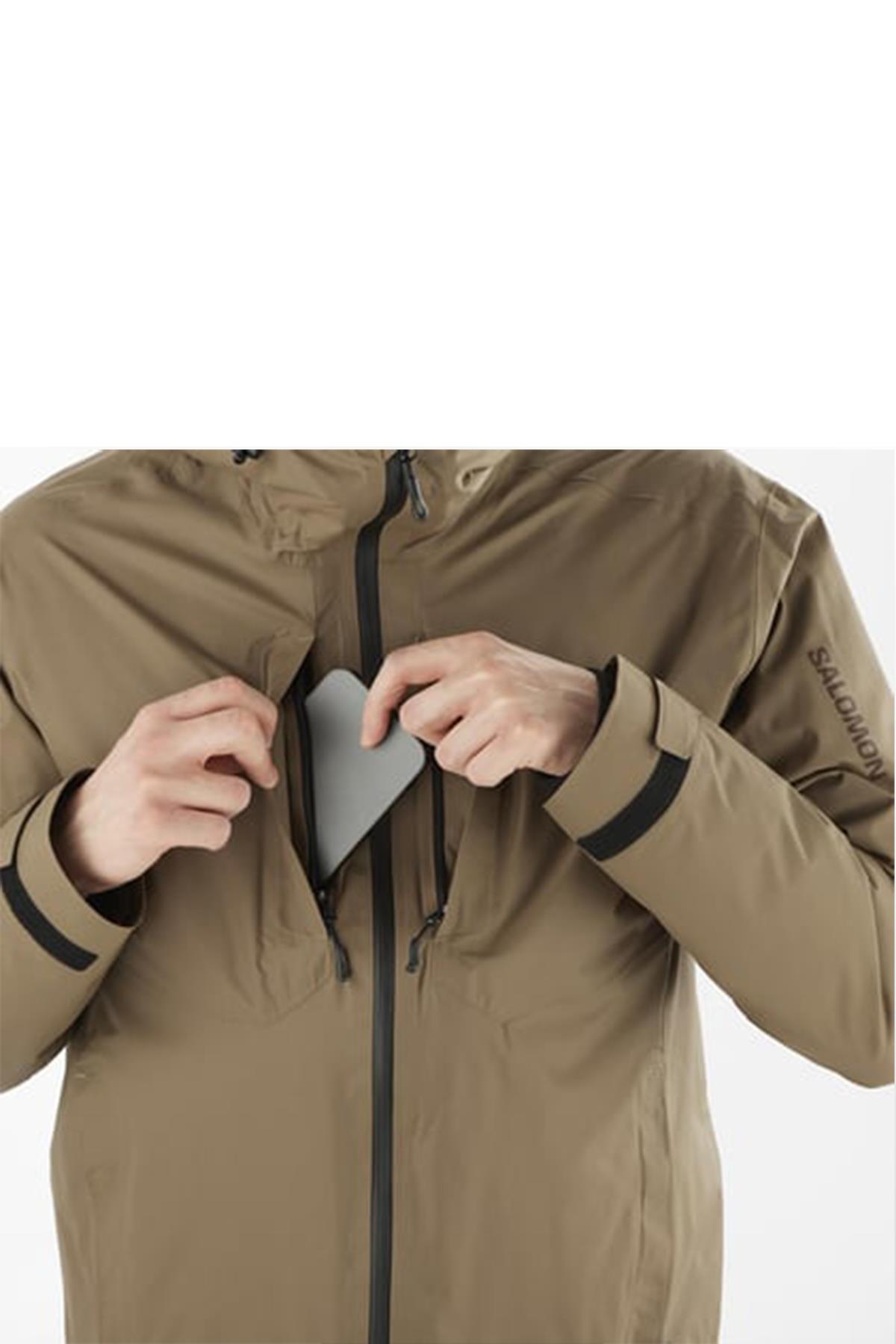 Salomon C23531 Patroller 3In1 Down Jkt Erkek Outdoor Montu - KAHVERENGİ