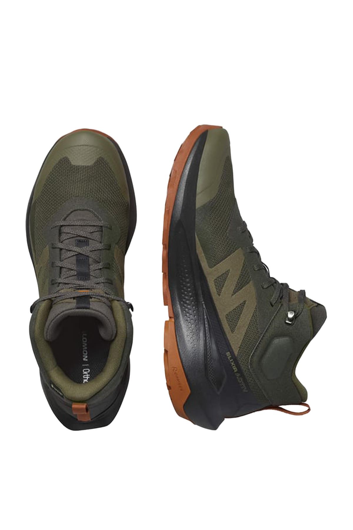 Salomon Elıxır Actıv Mıd Gtx L475603 Erkek Outdoor Bot - YEŞİL-TABA