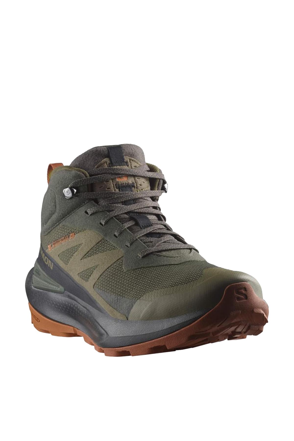 Salomon Elıxır Actıv Mıd Gtx L475603 Erkek Outdoor Bot - YEŞİL-TABA