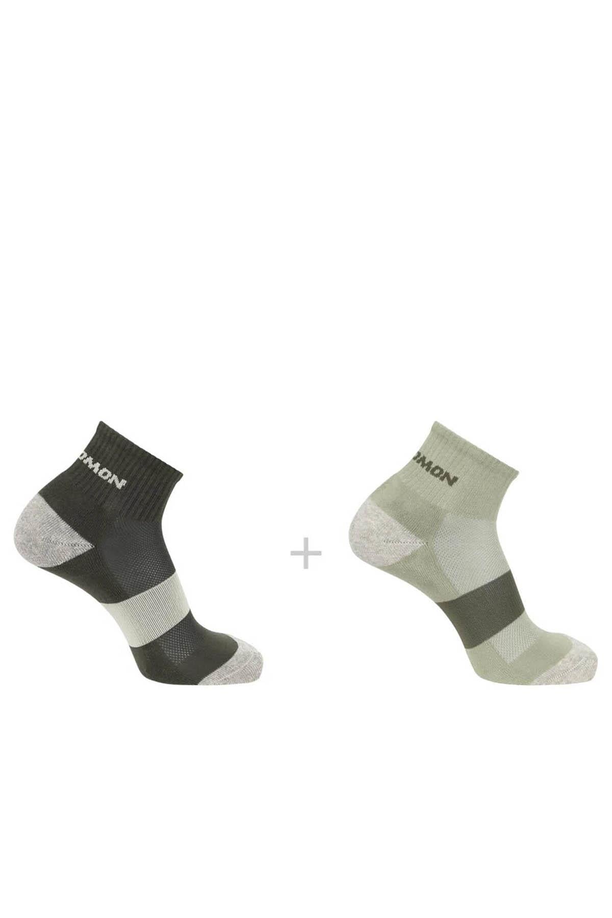 Salomon Evasıon Ankle 2-Pack Lc22576 Çorap - Gri