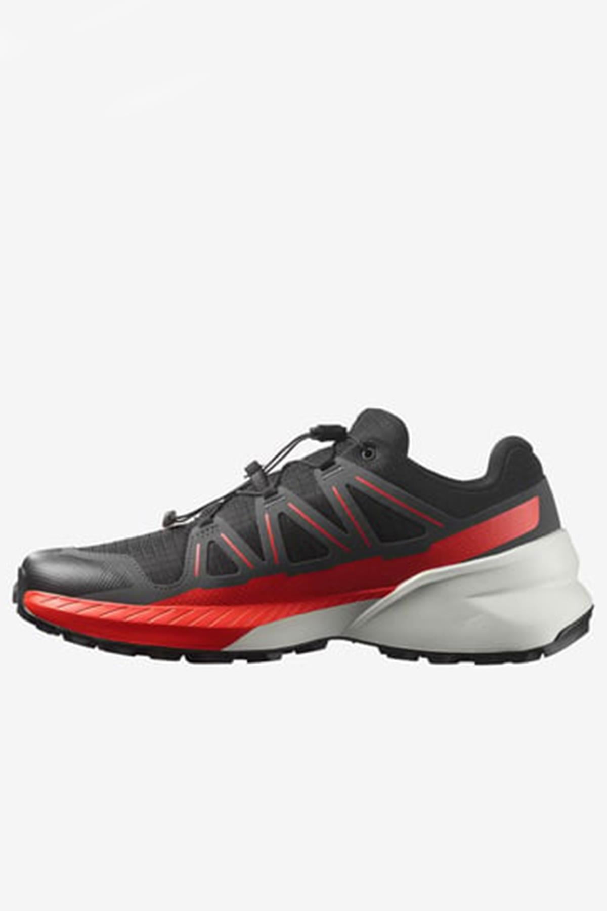 Salomon Speedcross Peak L477901 Erkek Koşu Ayakkabısı - SİYAH-KIRMIZI