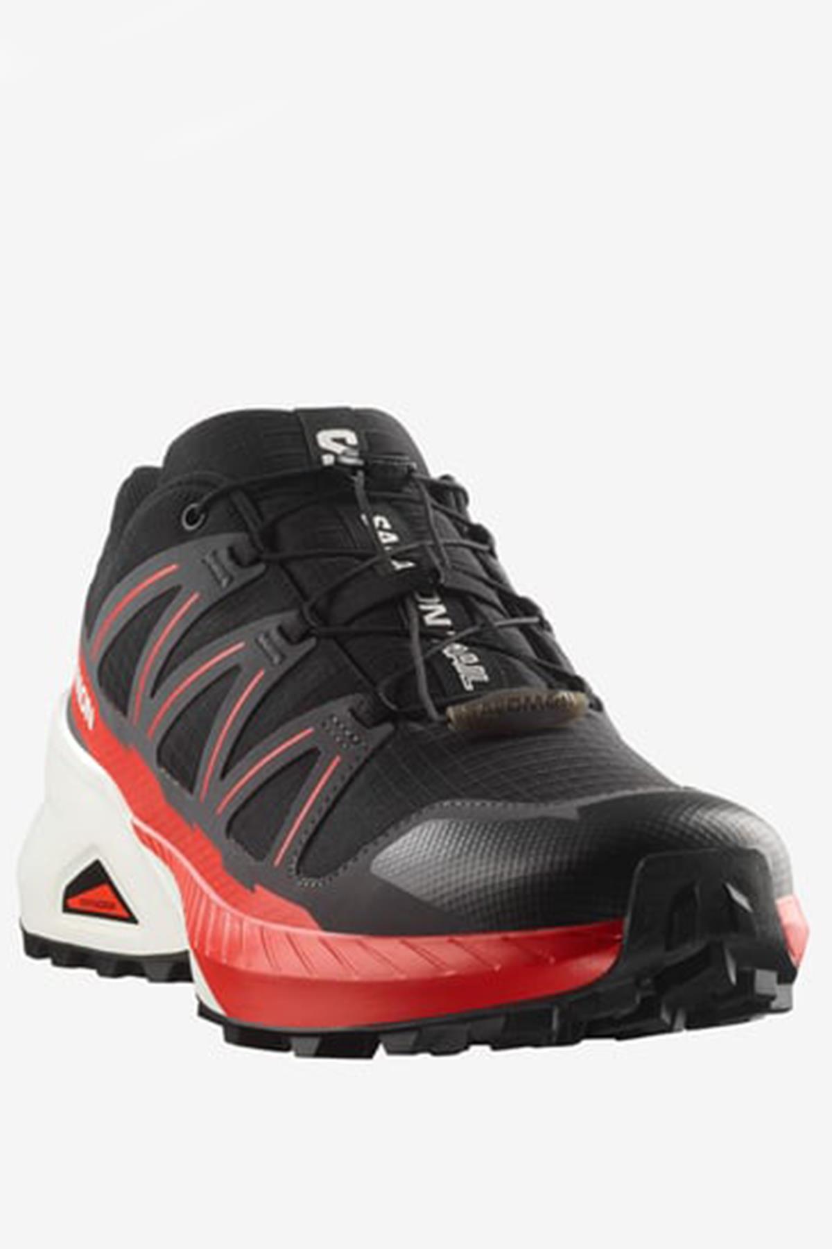 Salomon Speedcross Peak L477901 Erkek Koşu Ayakkabısı - SİYAH-KIRMIZI