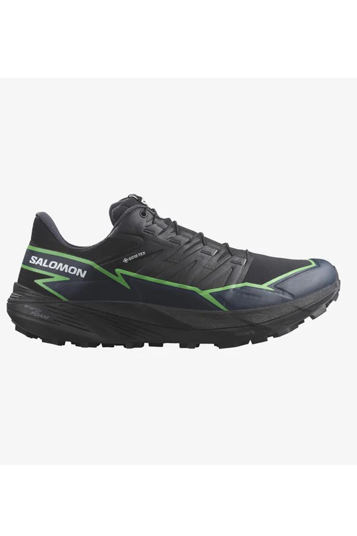 Salomon Thundercross Gtx L472790 Erkek Outdoor Ayakkabı - SİYAH-YEŞİL